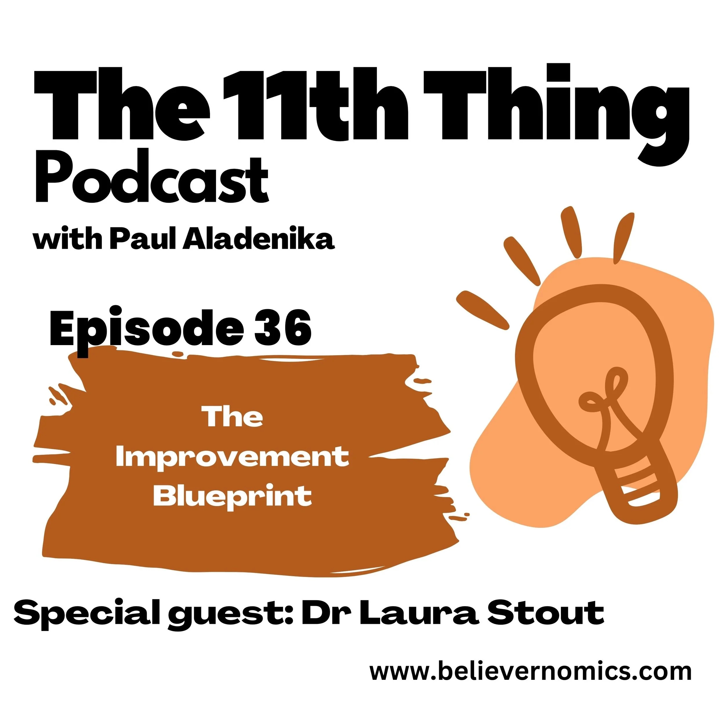The blueprint for improvement with special guest Dr Laura Stout