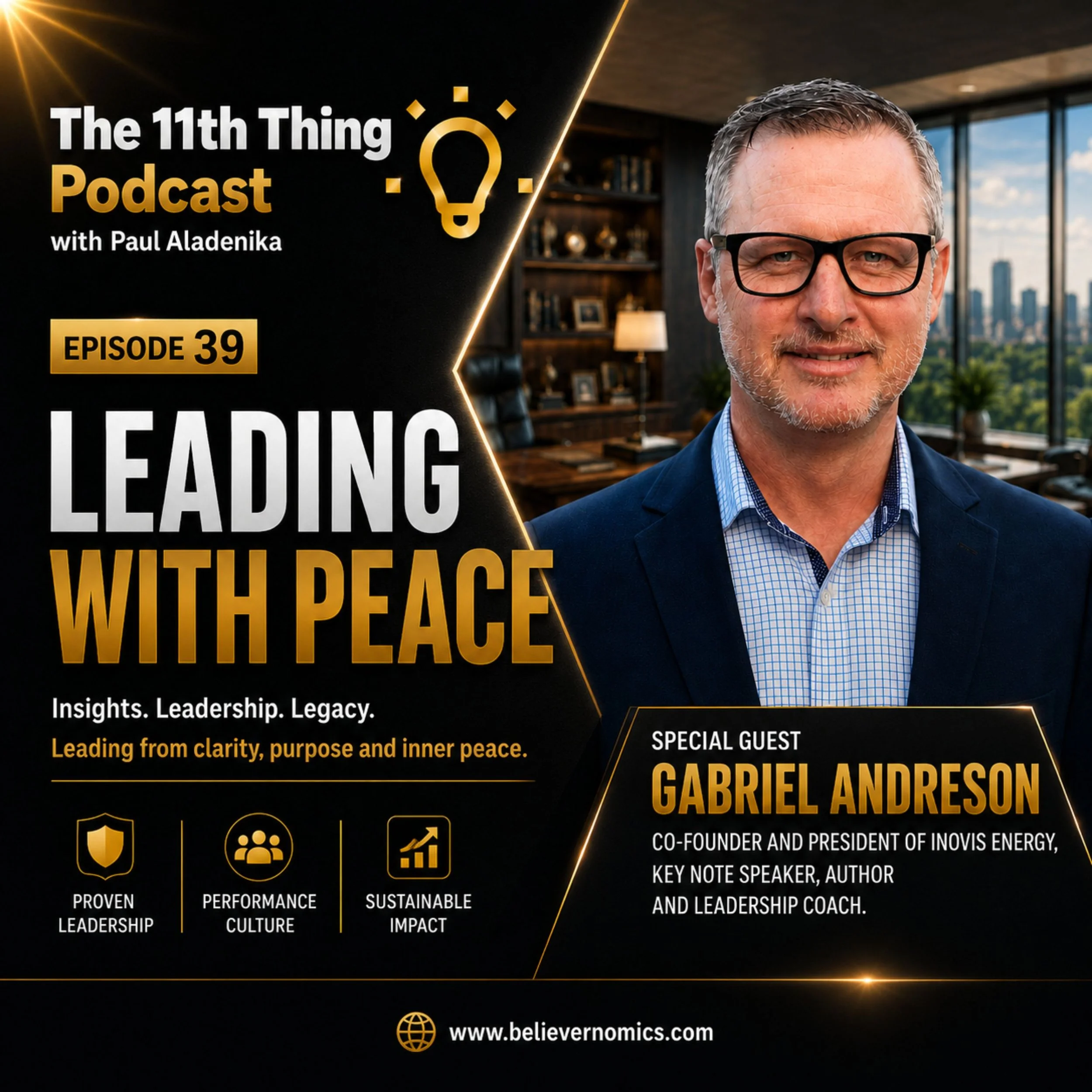 Leading with peace with special guest Gabriel Andreson