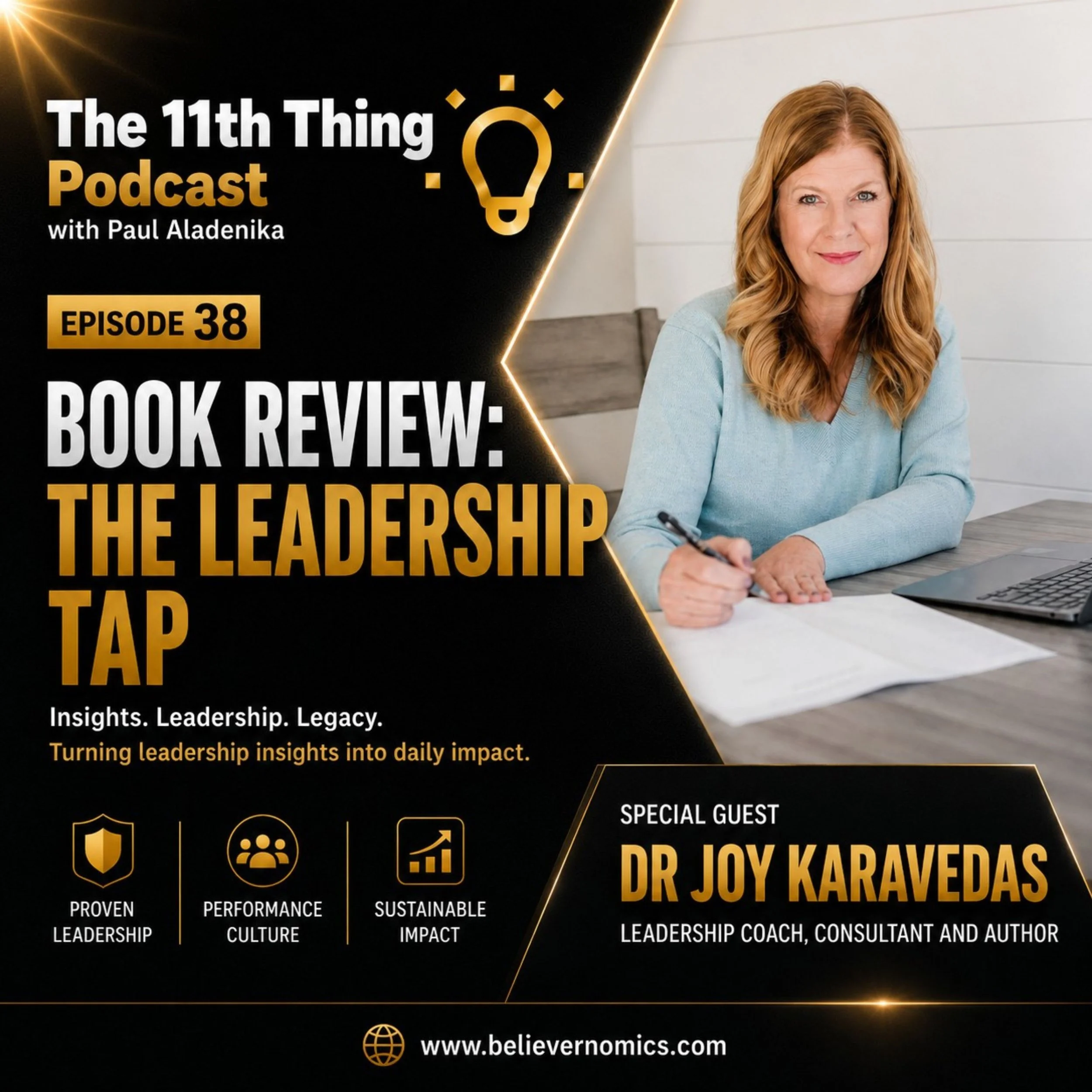 Book review: The Leadership TAP with special guest Dr Joy Karavedas