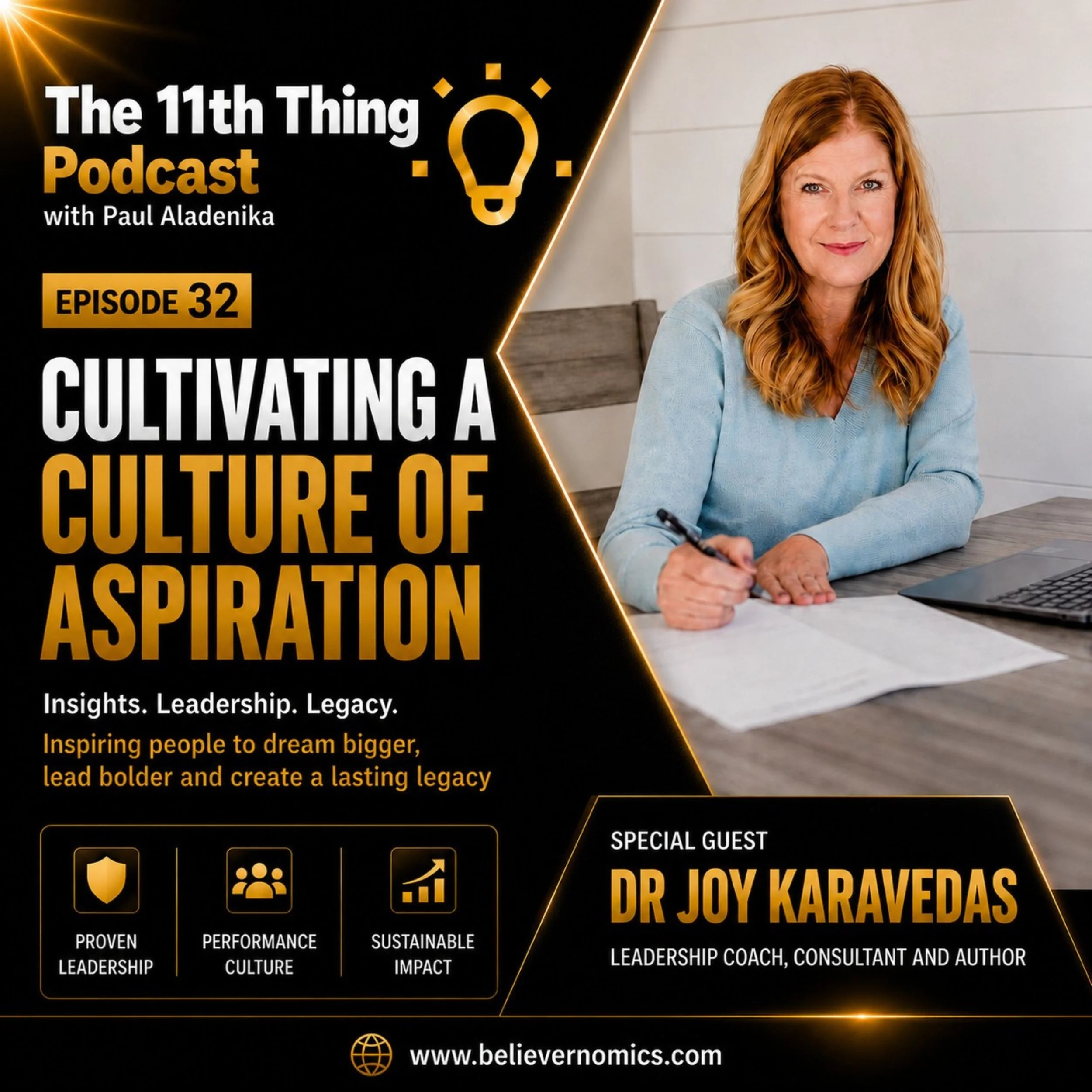 Cultivating a culture of aspiration with special guest Dr Joy Karavedas