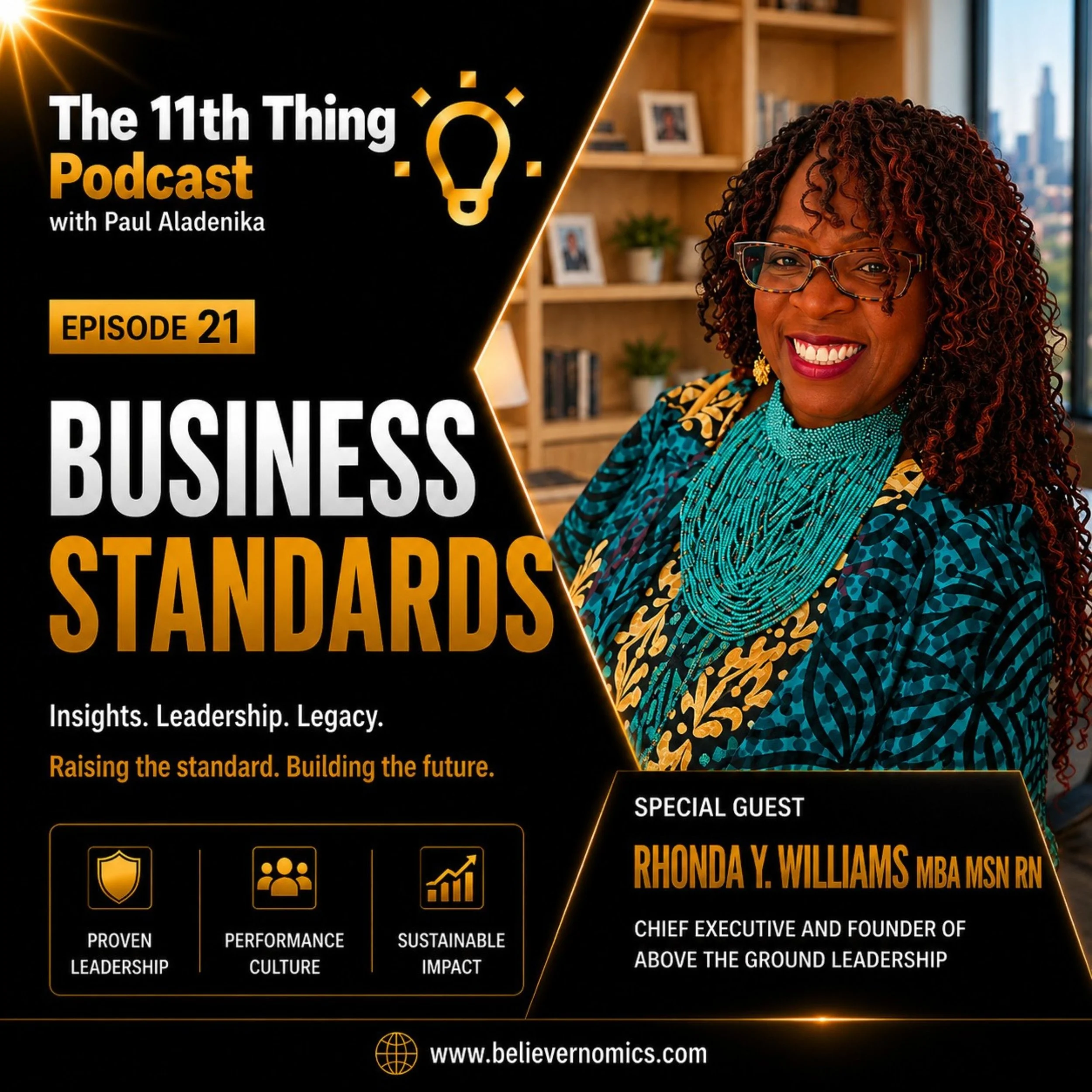 Business standards with special guest Rhonda Y. Williams