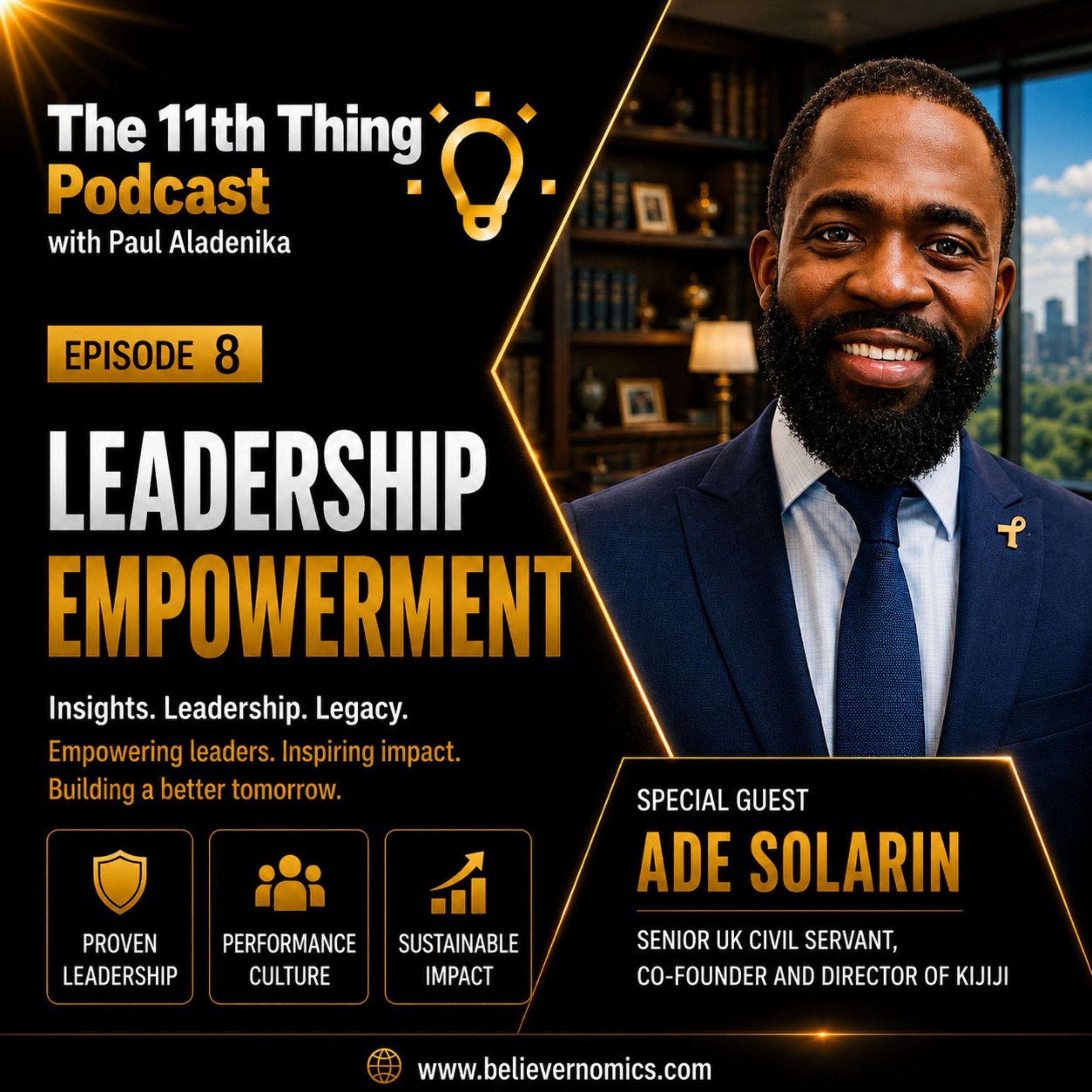 Leadership empowerment with special guest Ade Solarin