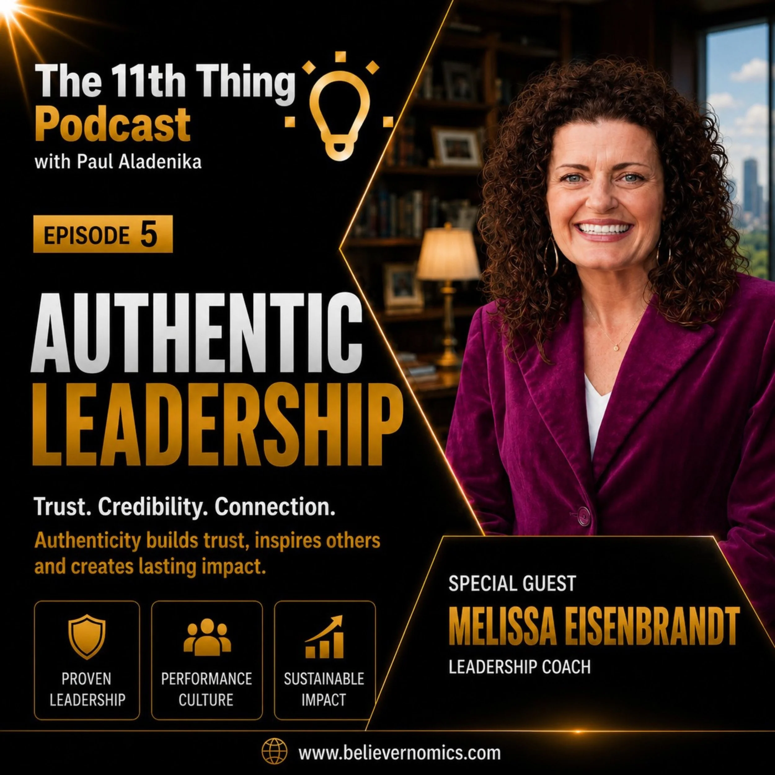 Authentic leadership with special guest Melissa Eisenbrandt