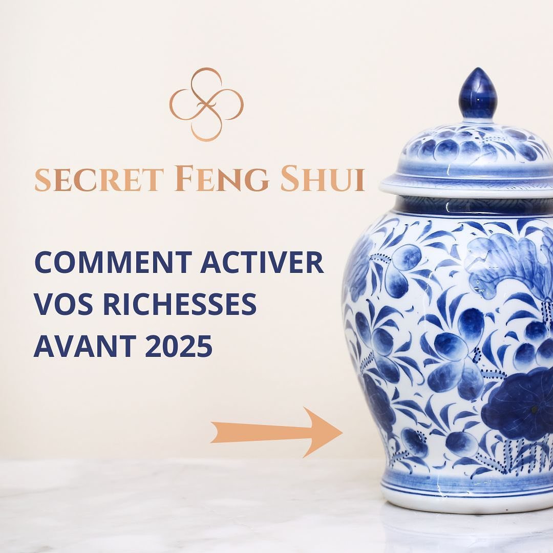 Top secret Feng Shui pour activer vos richesses 💫🤑
Swipez &agrave; droite pour d&eacute;couvrir comment attirer l&rsquo;abondance dans votre vie gr&acirc;ce au Feng Shui !

💌 N&rsquo;h&eacute;sitez pas &agrave; m&rsquo;&eacute;crire pour toute dem
