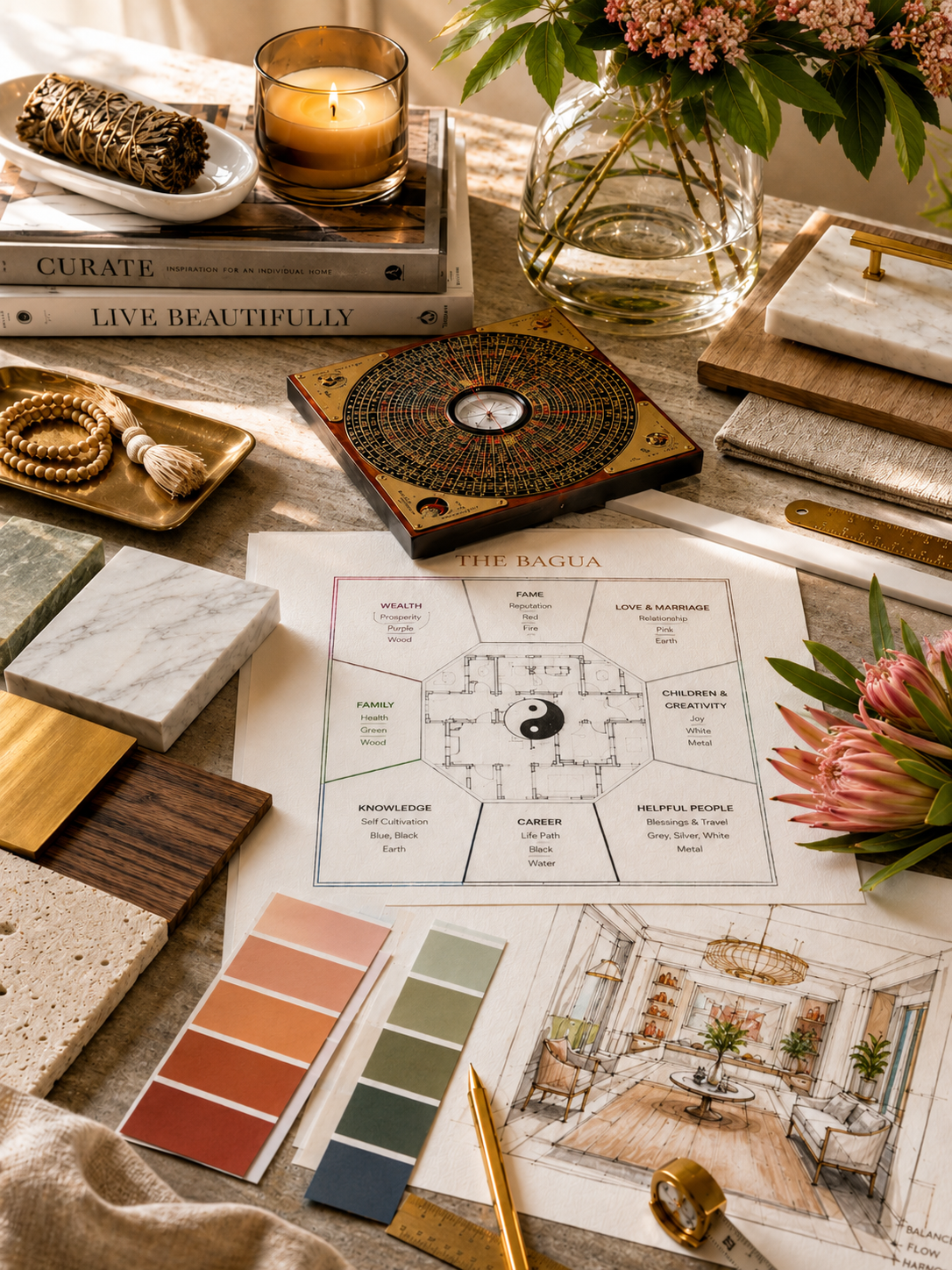 Feng Shui Expert Interior Design Bagua Map