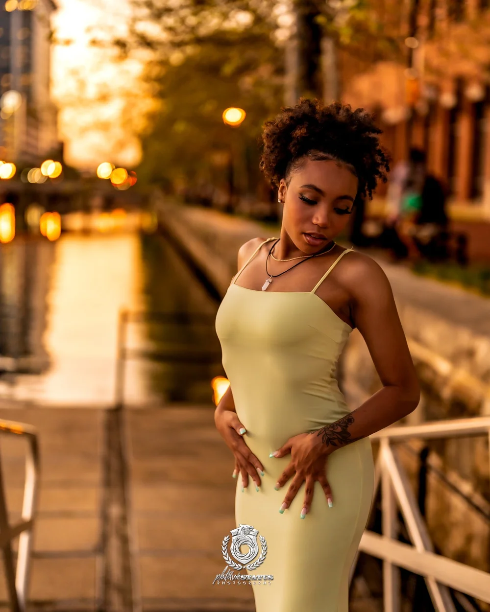 Golden-hour portrait on location in Maryland