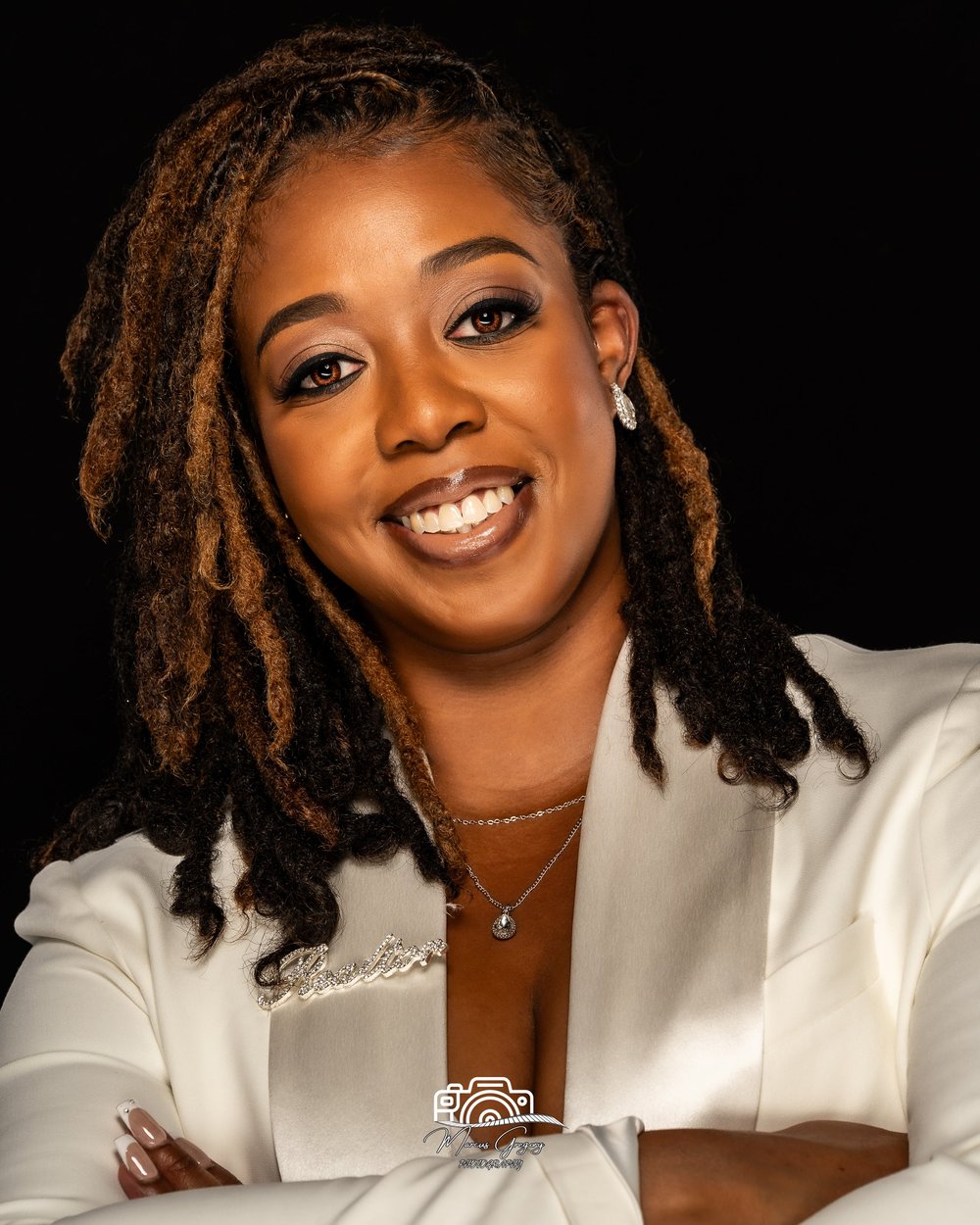 Professional business headshot portrait, by Marcus Gregory Photography