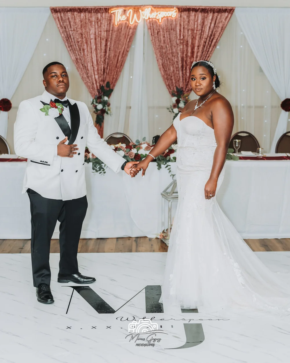 Bride twirling in her gown at a Baltimore wedding reception