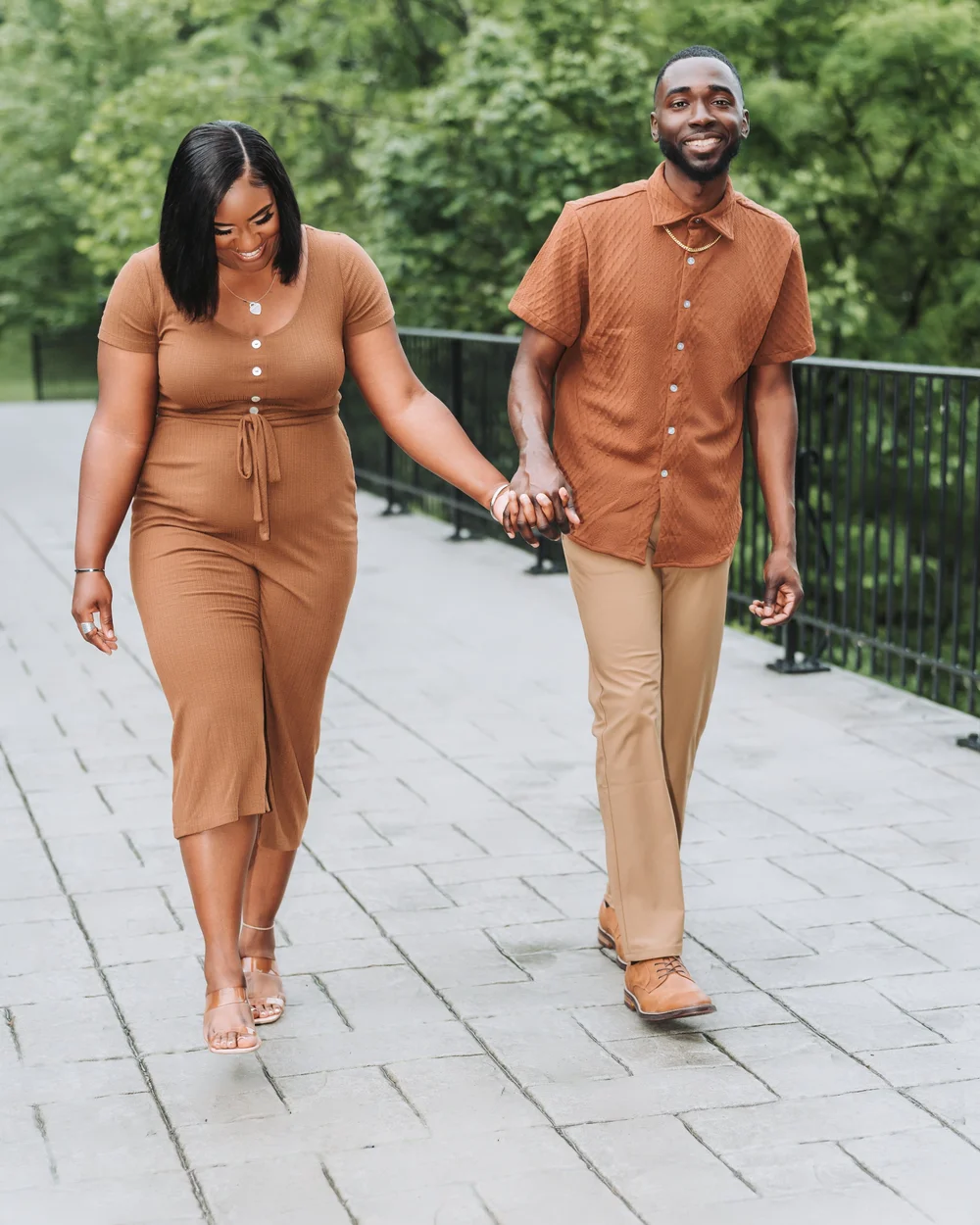 Waterfront engagement portrait in Maryland