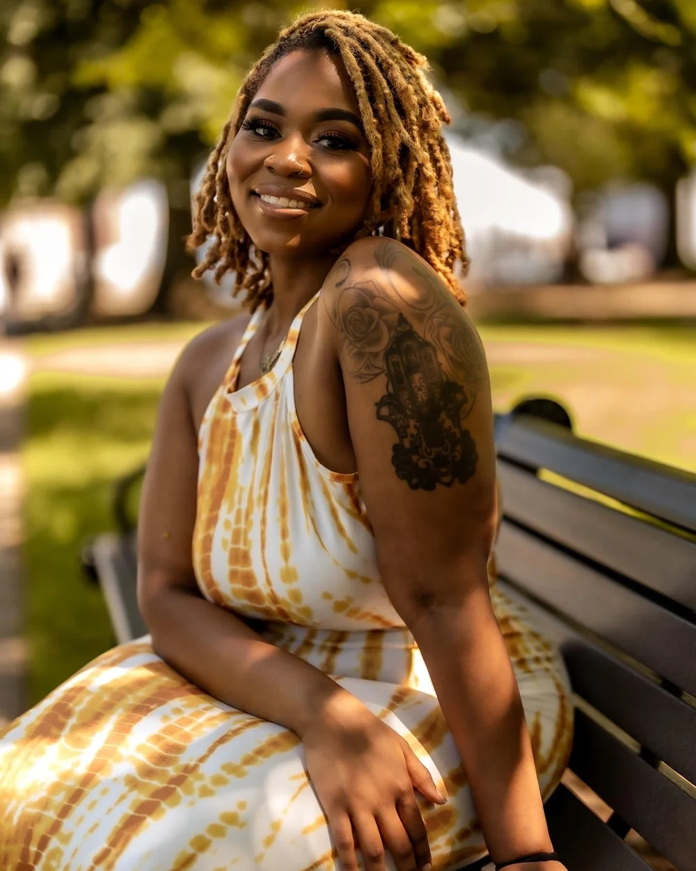Maternity portrait on location in Maryland