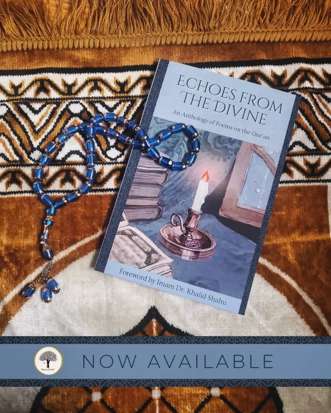 🍃 Bismillah,

Salaam everyone,

🎉 Exciting news! Our Anthology of Poems on the Qur&rsquo;an: 𝘌𝘤𝘩𝘰𝘦𝘴 𝘍𝘳𝘰𝘮 𝘛𝘩𝘦 𝘋𝘪𝘷𝘪𝘯𝘦 is 𝗮𝘃𝗮𝗶𝗹𝗮𝗯𝗹𝗲 𝗳𝗼𝗿 𝗽𝘂𝗿𝗰𝗵𝗮𝘀𝗲 (𝗹𝗶𝗻𝗸 𝗶𝗻 𝗯𝗶𝗼 𝗳𝗼𝗿 𝗺𝗼𝗿𝗲 𝗶𝗻𝗳𝗼 𝗮𝗻𝗱 𝗽𝘂𝗿𝗰𝗵𝗮?