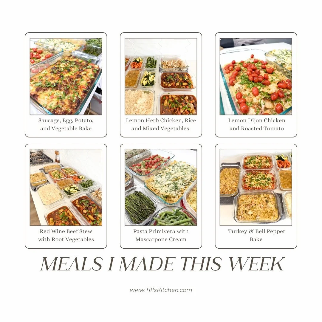 ✨This week in meals &rarr; real life, real clients, real results. 🍽️

-From cozy comfort bakes to fresh, vibrant plates, every menu is customized to fit my clients&rsquo; goals, schedules, and preferences (yes, even the picky ones ).

-This is what 