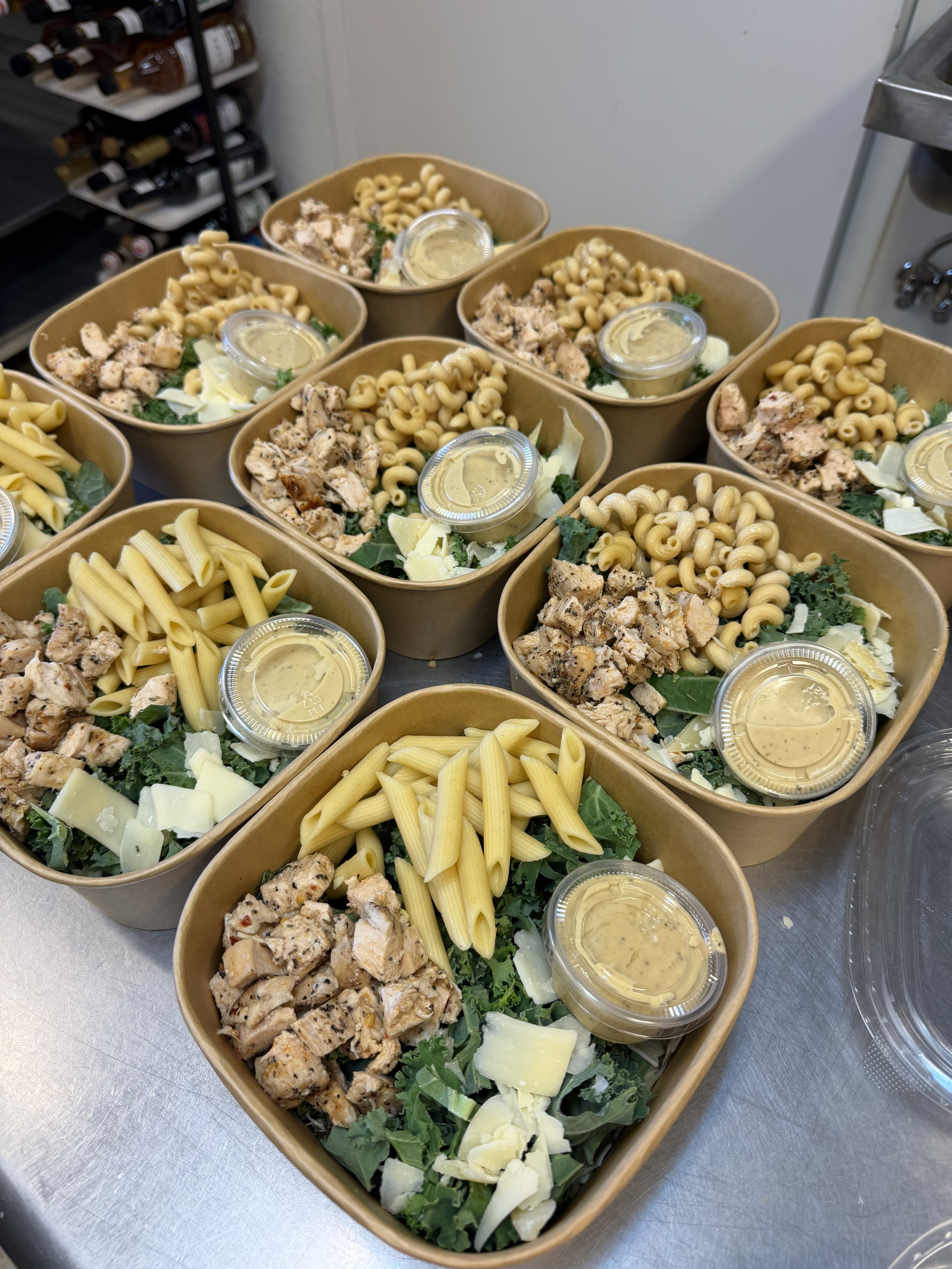 Family Style Chicken Pasta Salad