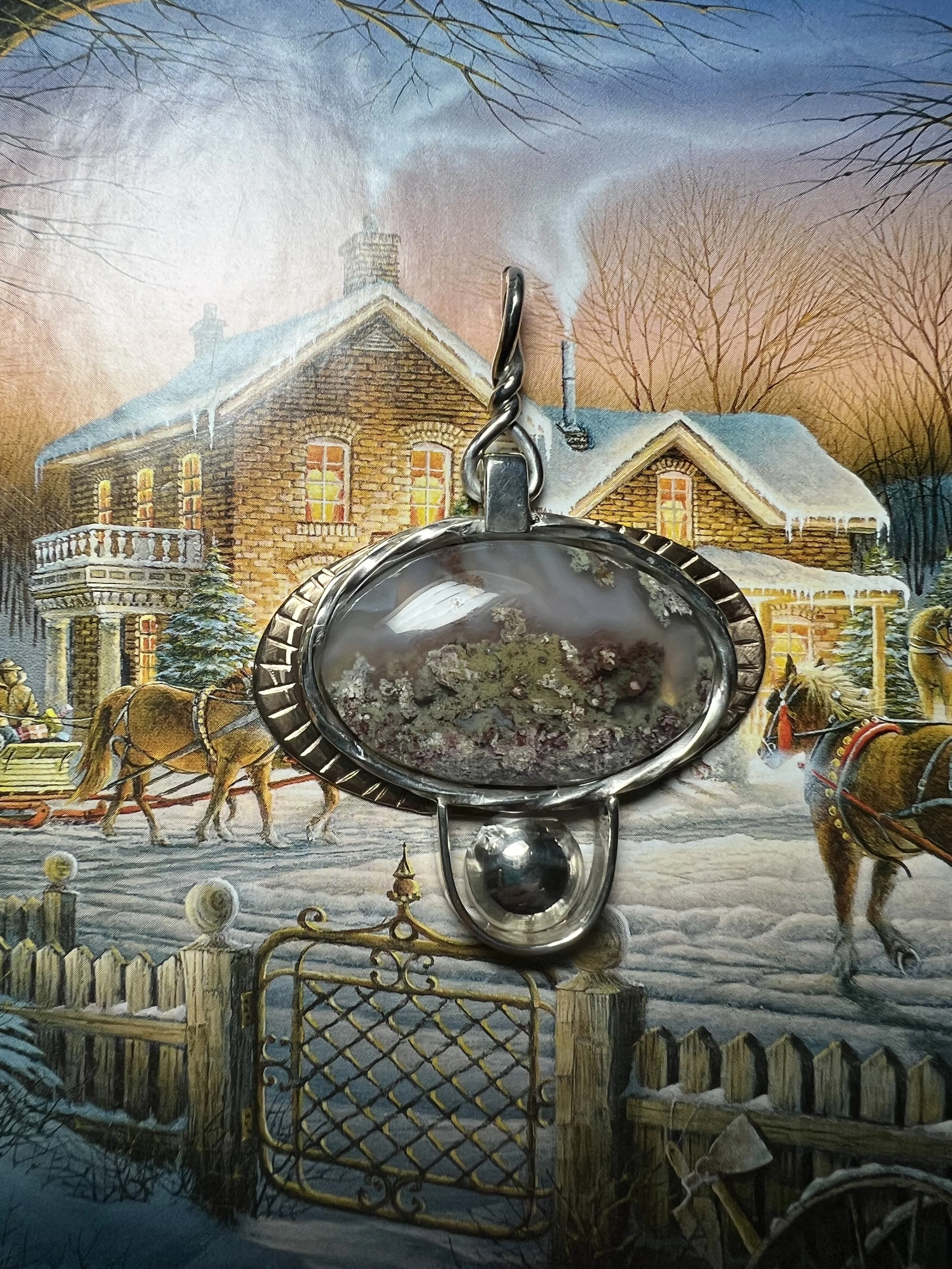 Sterling Silver Mother Nature Pendant