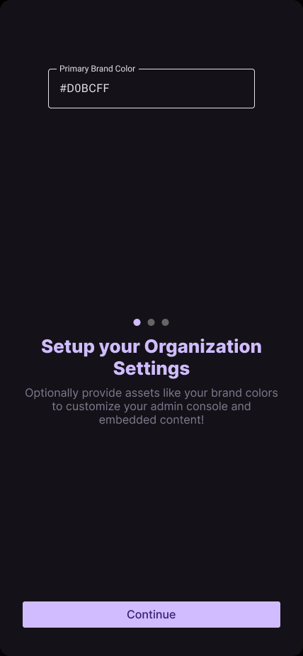 Onboarding Tutorial Step One