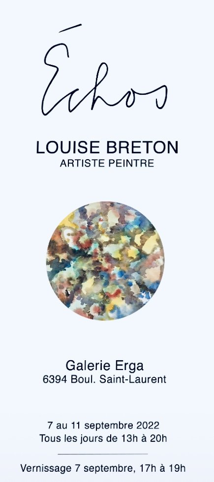 Échos - Louise Breton
