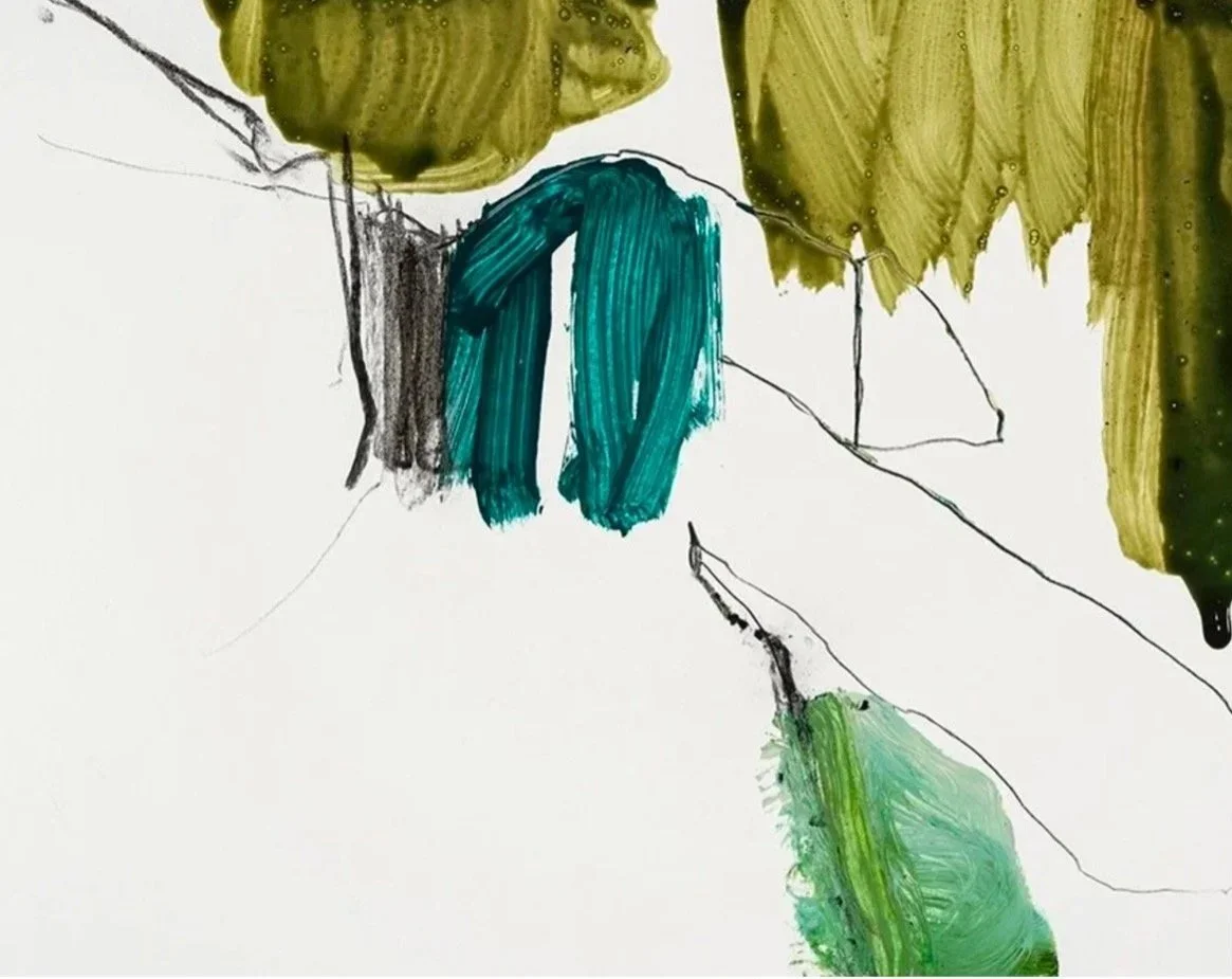Implantation 4, 2023, Acrylique et fusain sur papier/Acrylic and charcoal on paper, 15 x 12in, $400.00 CAD