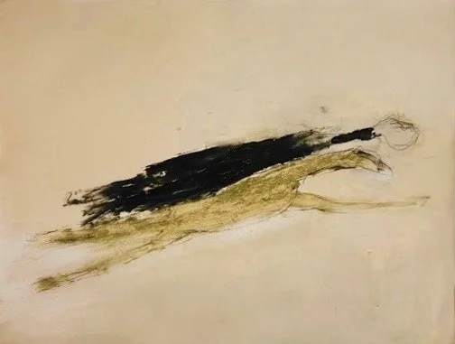 Solace II, 2014, Huile, graphite sur Mylar, Oil, graphite on Mylar, 48 x 61cm (18.9 x 24in),  $1,300.00 CAD