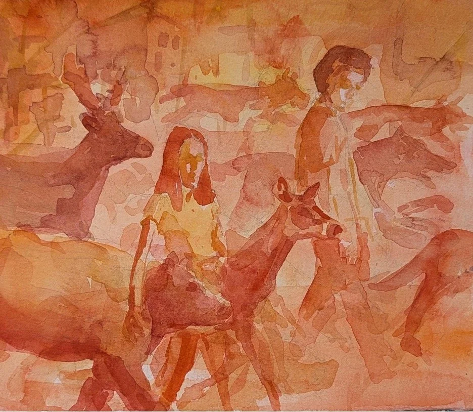 Arc, 2024, Aquarelle, Watercolour, 30.48 x 35.56cm (12 x 14in) framed, $575.00 CAD