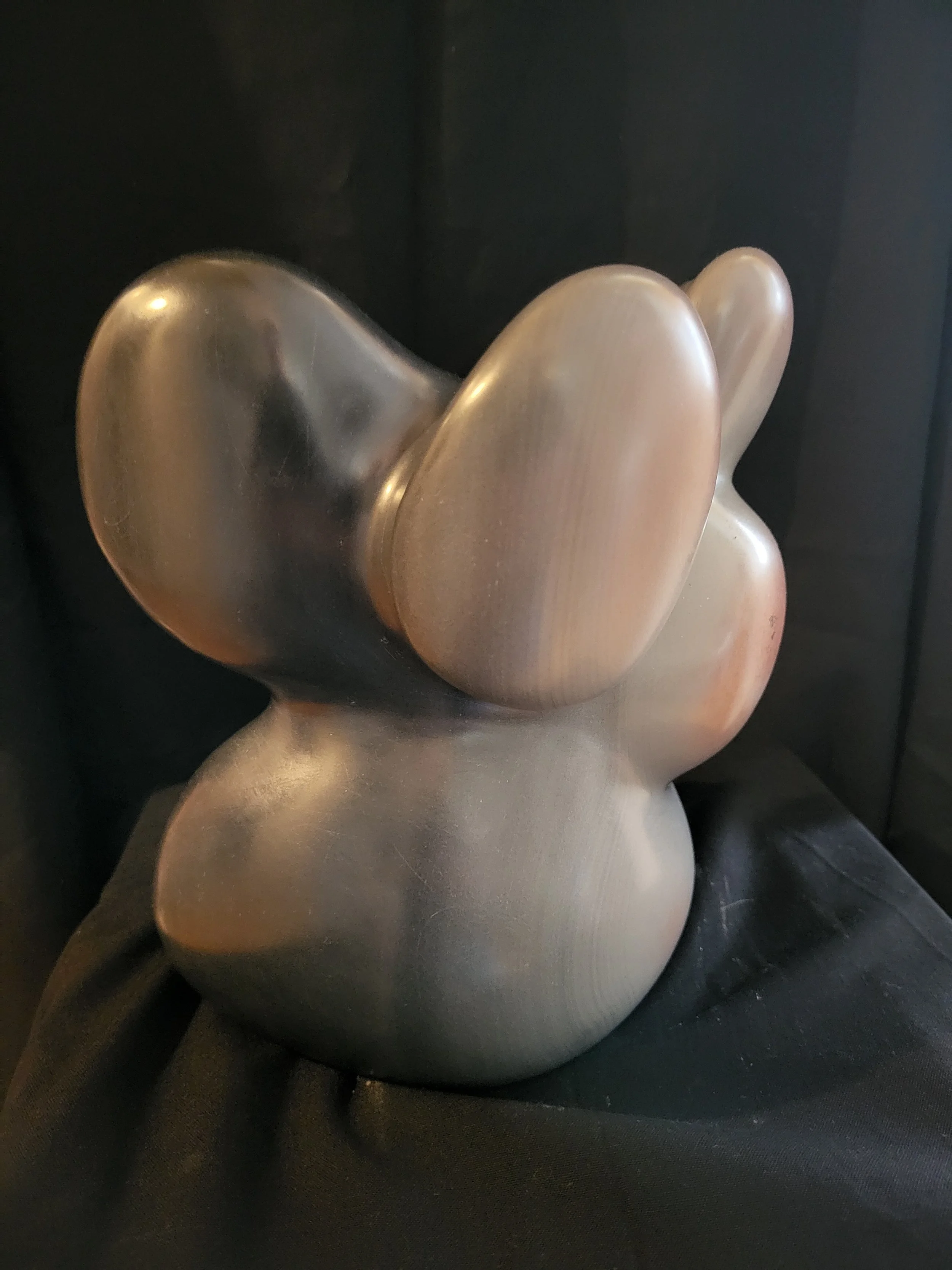 Black Buddah, 2023, Wonderstone d'afrique, African Wonderstone,  21 x 17.8 x 24.1cm (8.25 x 7 x 9.5in), $2,150.00 CAD