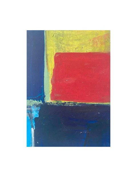 Flickering Lights, 2026, Oil on paper, 8.5” x 6”, Framed 17” x 12”, $700.00 CAD
