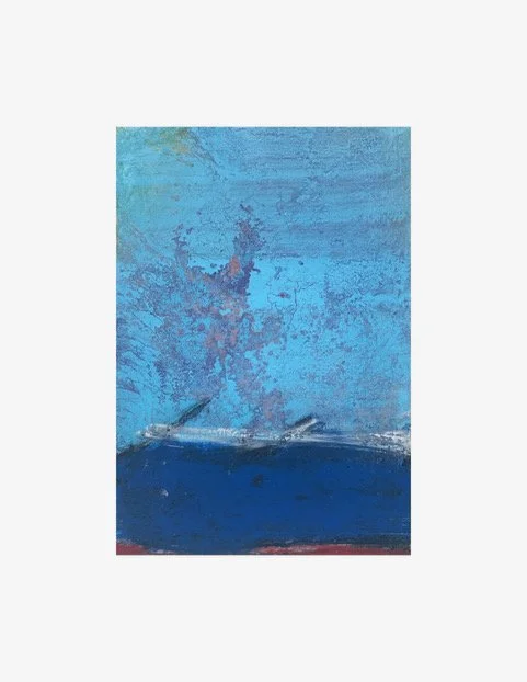 3AM Blue, 2026, Oil on paper, 8.5” x 6”, Framed 17” x 12”, $700.00 CAD