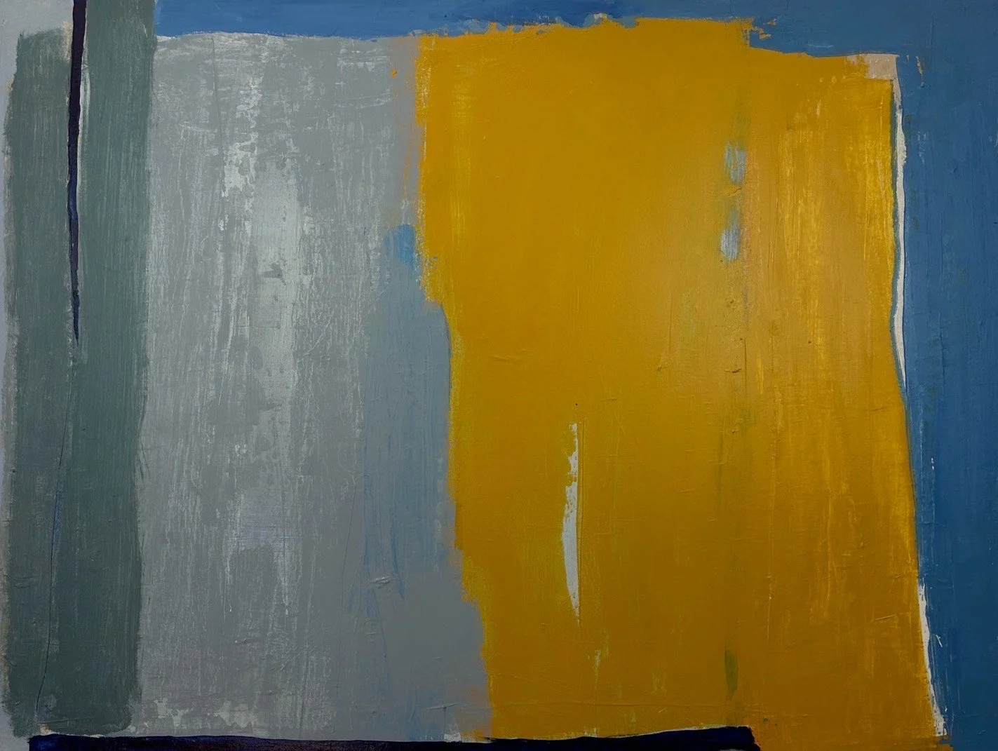 Winter Blues 2, 2025, Acrylique sur toile, Acrylic on canvas, 106.7 x 81.3cm (40 x 30in) $1,550.00 CAD