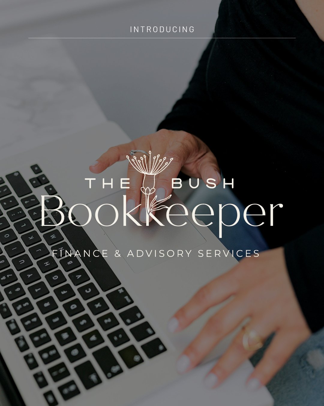 The Bush Bookkeeper logo mockup