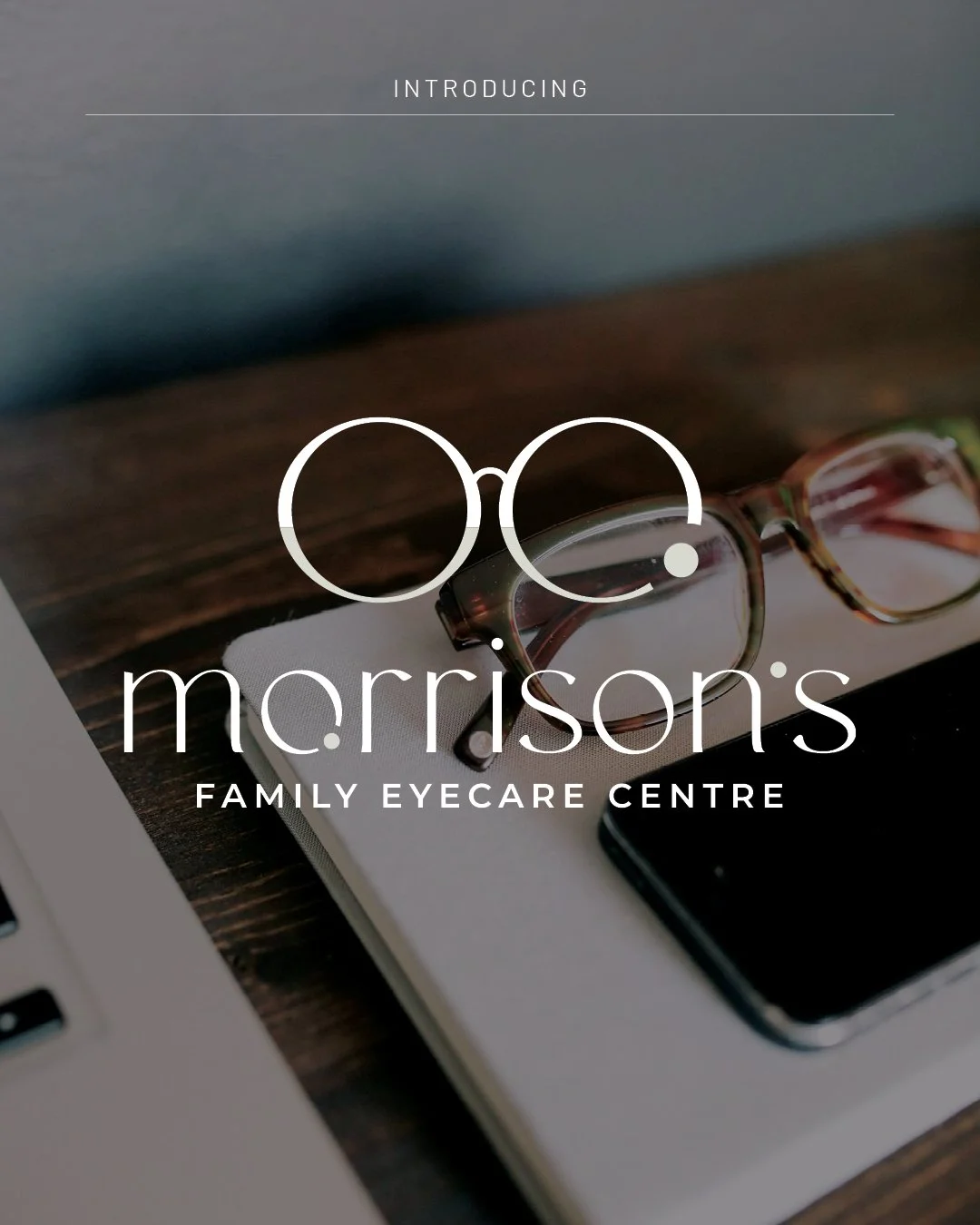 Morrison's Family Eyecare logo mockup