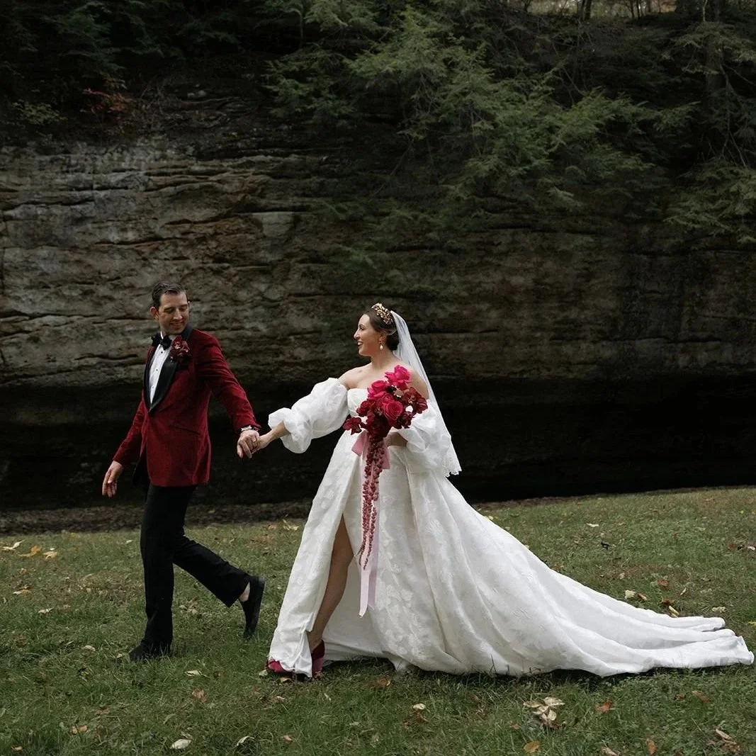 A Romantic Outdoor Wedding at Crockett’s Run in Logan, Ohio