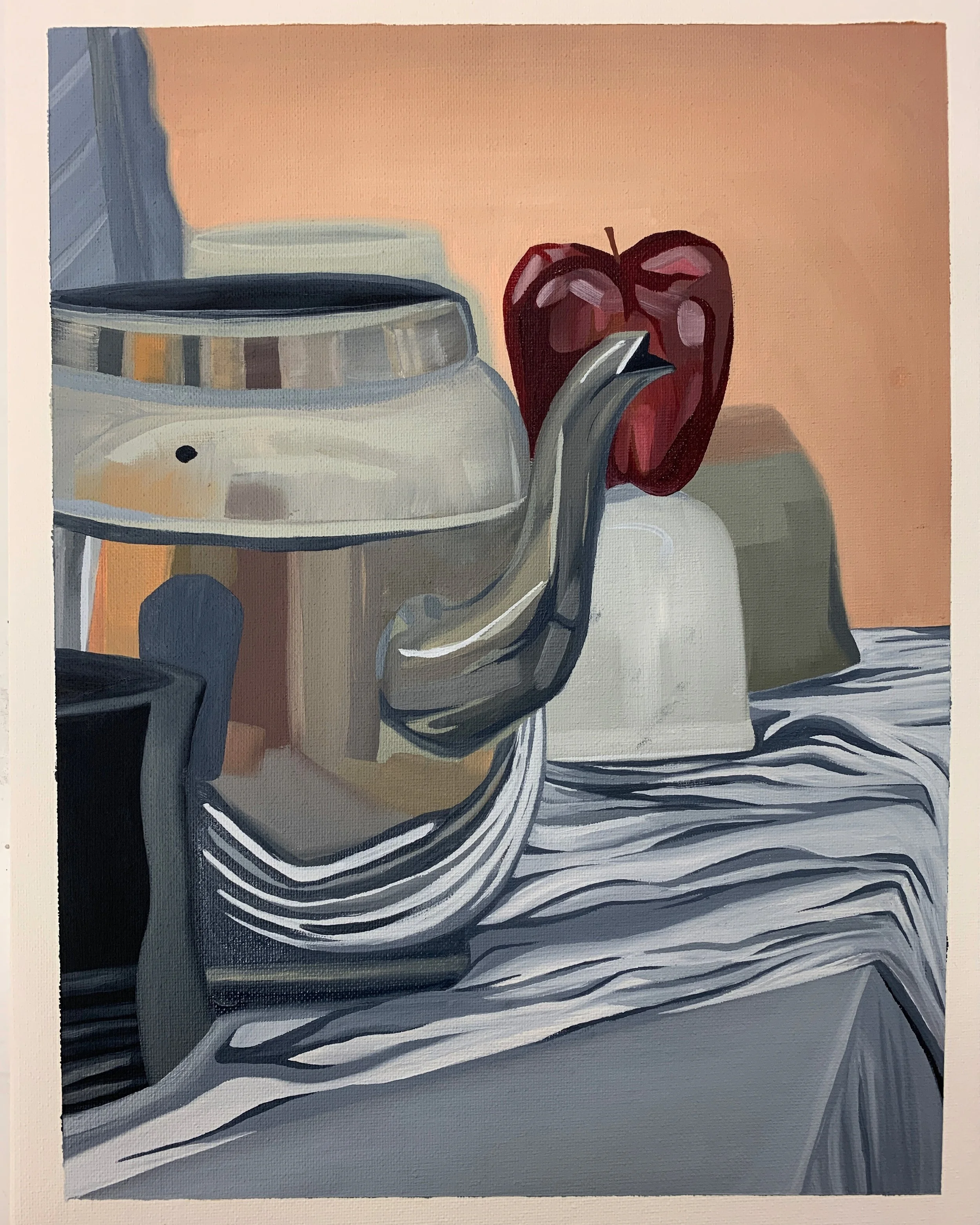 Still Life #3  |  oil on canvas pad