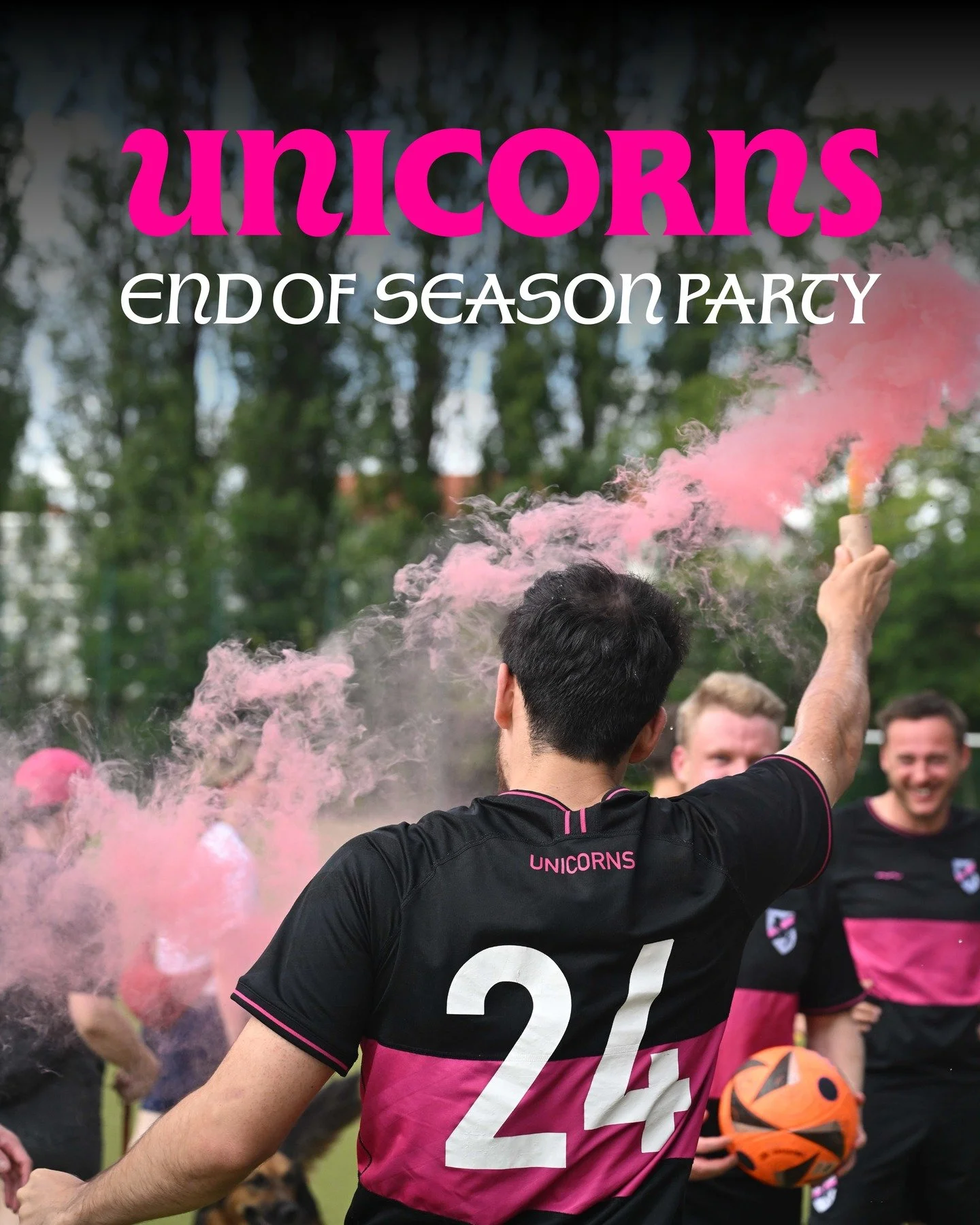 Tonight the Unicorns will celebrate a beautiful season of community and football at @homebarberlin.

All friends and friendly strangers welcome! 🦄🍺 Unicorn beer on tap. Both Women's Euros games will be shown on the big screens.

⚽ Saturday 5th July