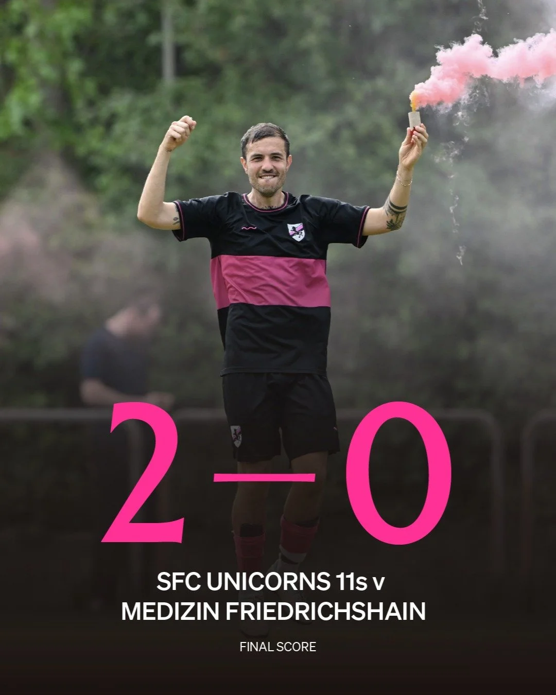 AND WE'RE AWAY! 🔥

An excellent opening weekend for both the 11s and 7s ended with two victories.

The 11s kicked off their Verbandsliga journey with a strong and secure 2-0 win over fellow our neighbours from @sgmedizin. Goals from Olmo &amp; Bax s