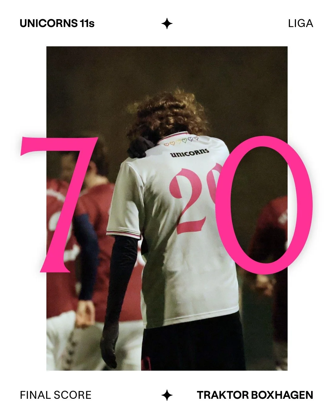 A hard one to take. Our first loss in the league for almost a year, and full credit to @traktorboxhagen for the punishing display. 

We look to bounce back against @pichanga_fc_11 this Saturday.