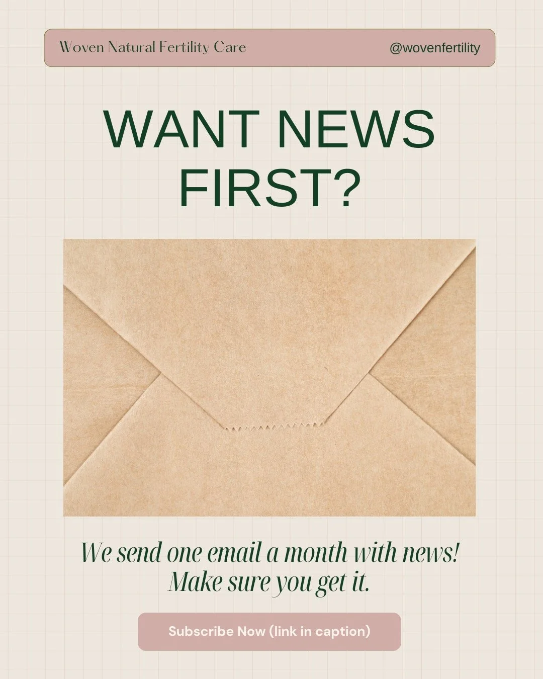 Believe it or not, Instagram is not the first way we spread news through our community. If you want our news first, you need to be on our newsletter! You have two options: 

1. Join our MONTHLY email list for just the highlights (just click "Get