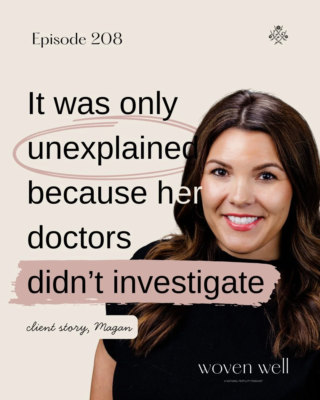 NEW PODCAST ALERT! 😍 And one of my favorite kinds: A client story! When Magan and her husband weren't conceiving easily like they did with their first, she did everything in her power to see change. She worked with a chiropractor, tried Whole30, use