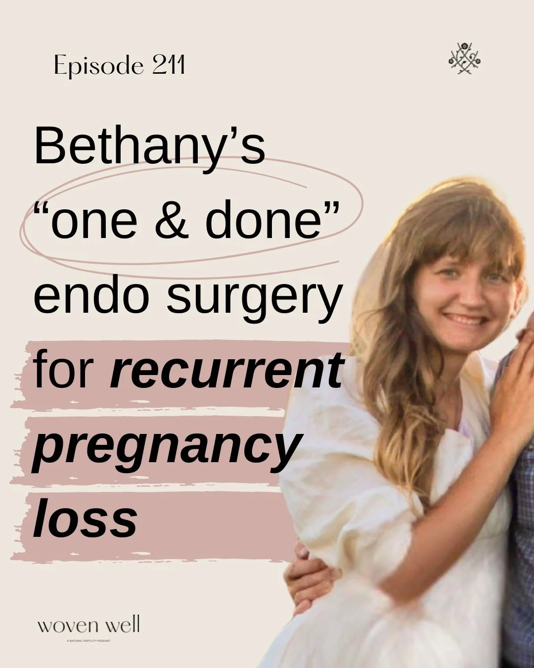 🔔 NEW PODCAST ALERT: After repeated pregnancy losses without answers, and trying every natural remedy from supplements to diet to cleanses, Bethany went in search of new options. She wanted the best of the best, but where could she even begin lookin