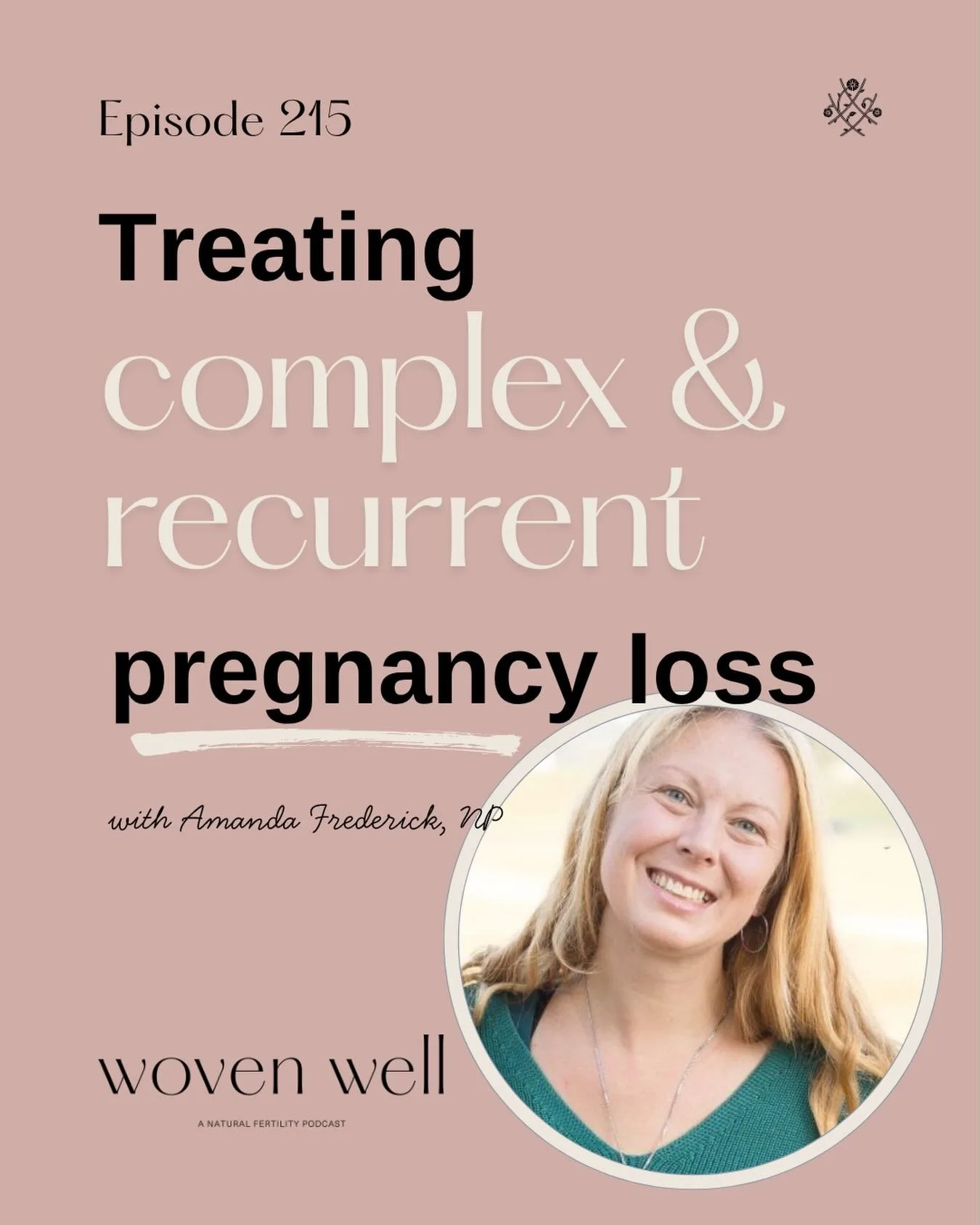 @fiatintegrativehealth @wovenwellpodcast One pregnancy loss is too many, but for those who experience it over and over again it&rsquo;s a special kind of heartbreak. In today&rsquo;s episode, Caitlin welcomes restorative reproductive medicine nurse p
