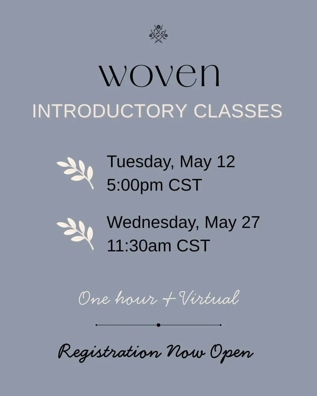 Been wondering about Creighton and whether or not it may be right for you? Ready to get started learning how to chart your cycles for health and family planning? This event is for you!!

Our Introductory session is virtual, so you can join from anywh