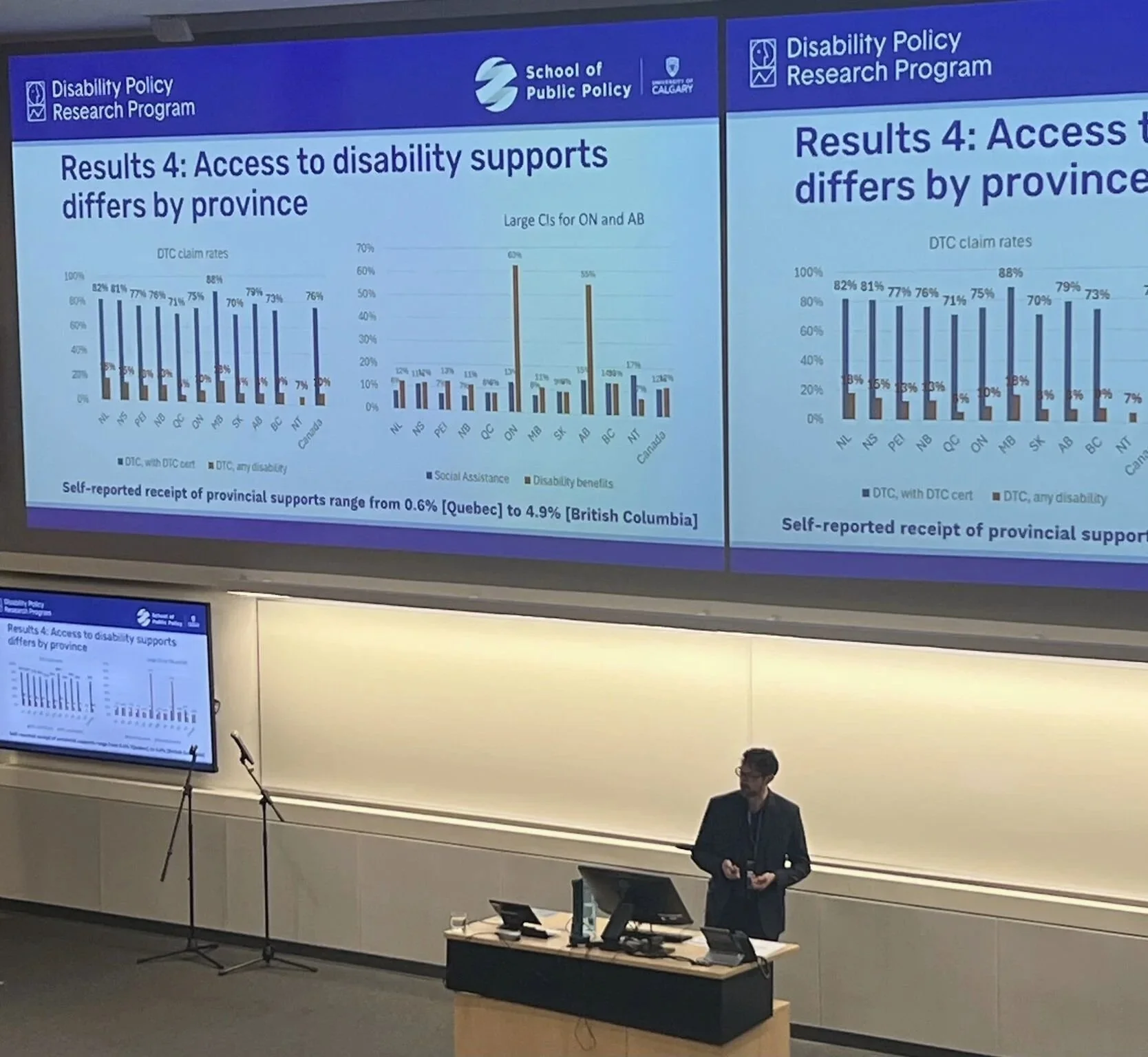 Ken during his presentation at CRDCN