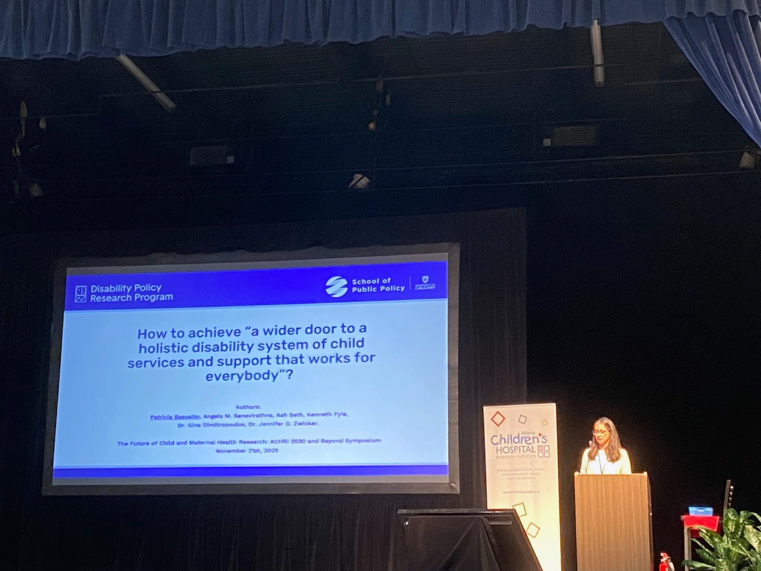 Patricia during her talk at EACD