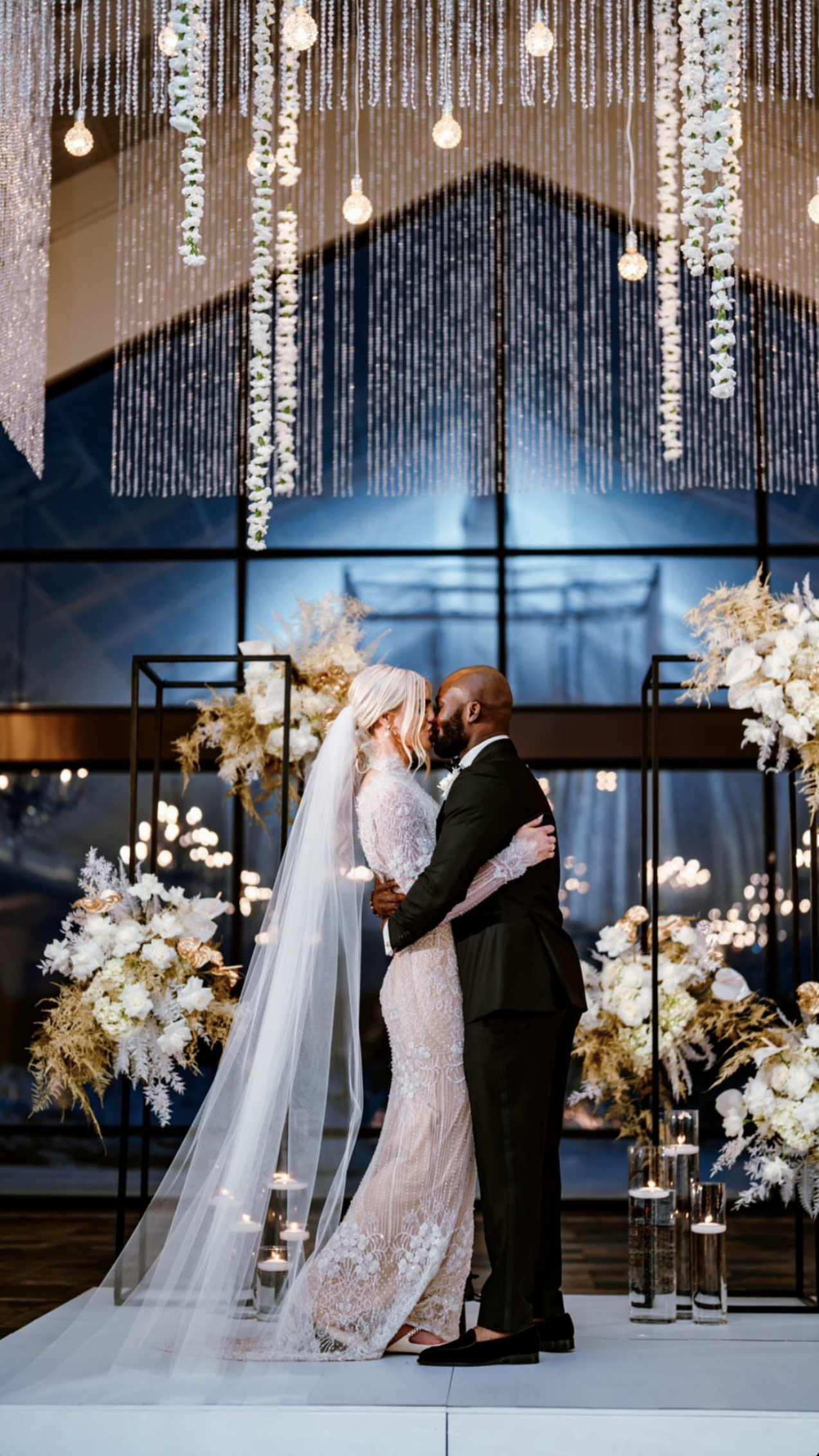 black geometric riser stands (various sizes)