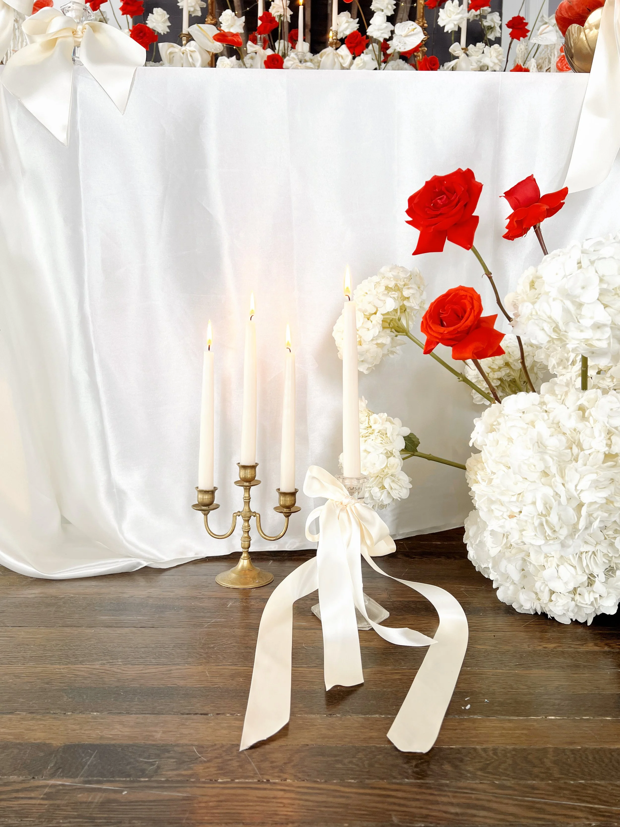 vintage brass & silver candelabras (varied)