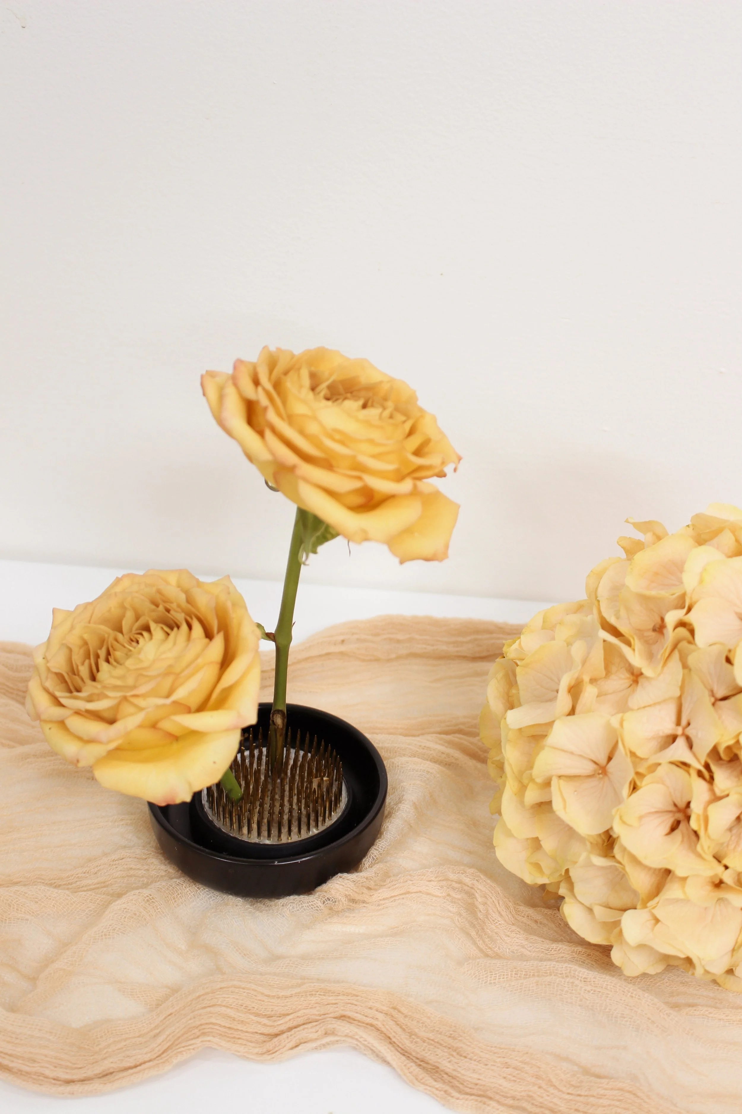 black ceramic mini bowls