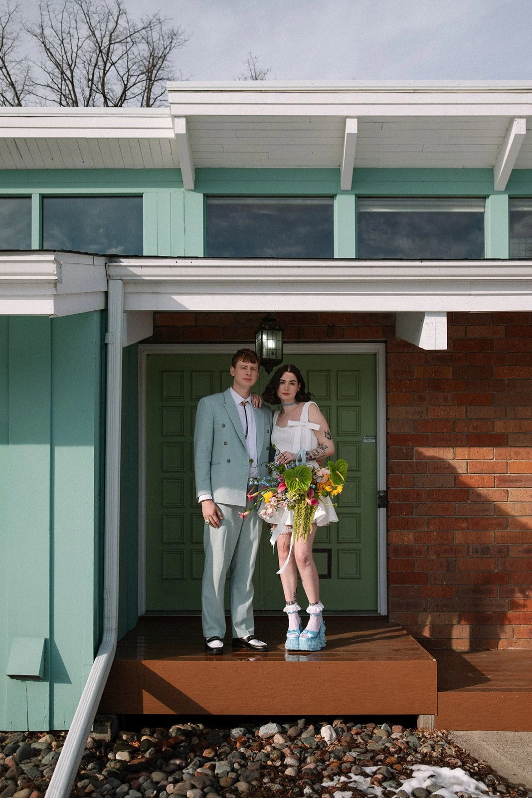 Amy & Collin | shot by Gabby Bridge at Grandpa's Poolhouse - Cambridge, MN