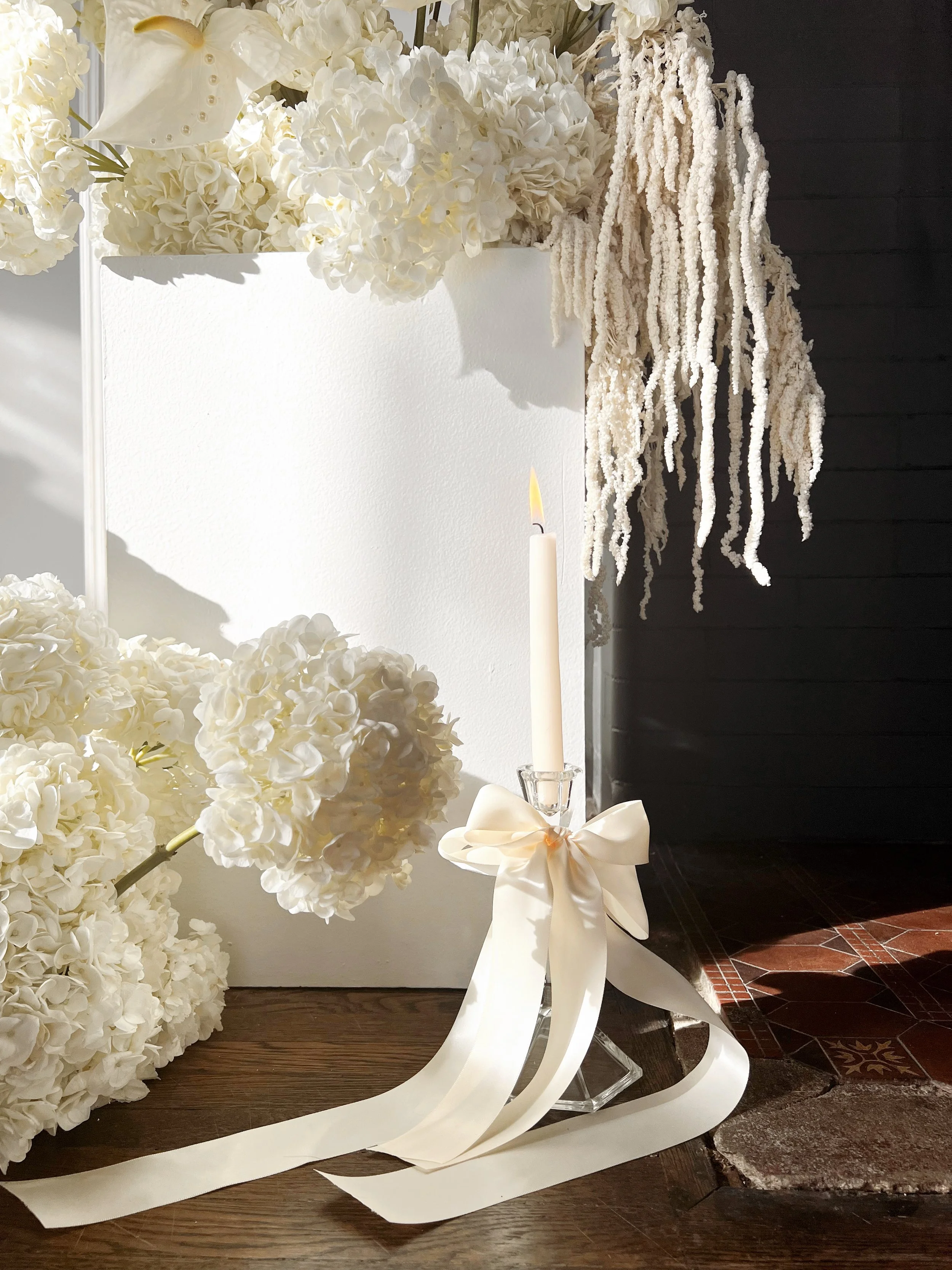 vintage crystal candlesticks (varied)