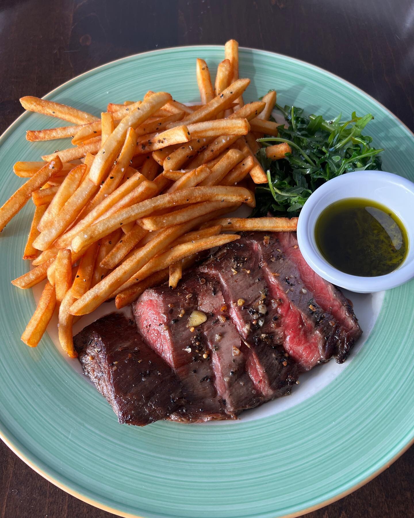 One of our best selling GAME DAY features - Steak Frites! Get it today and add on a glass of wine or a pint and head over to @rogersplace to cheer on our OILERS! Let&rsquo;s do this&hellip;.#yeg #yegdt #oilcountry