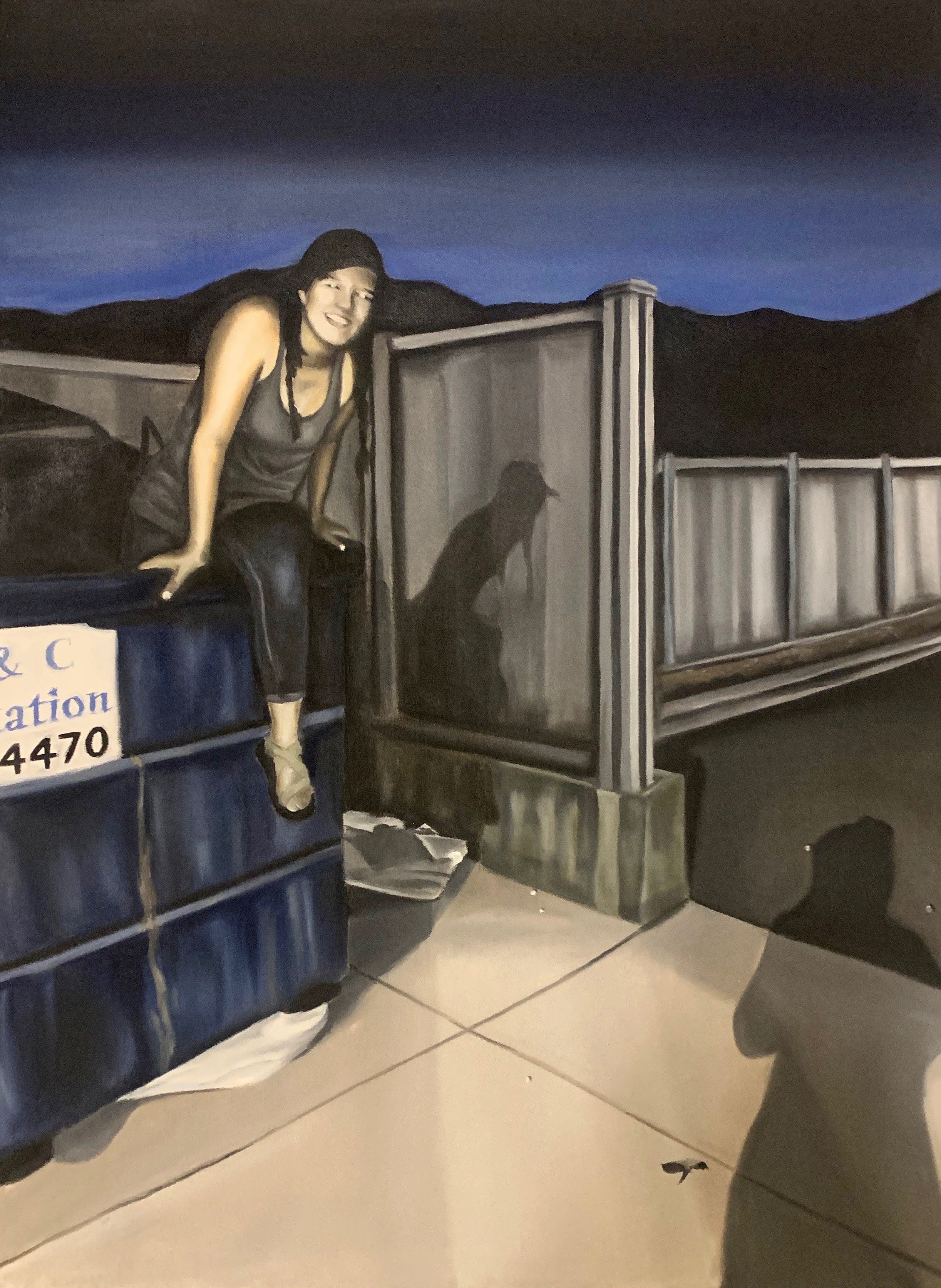 Flash of Life Part II (2021), Oil on Canvas, 36" x 24"