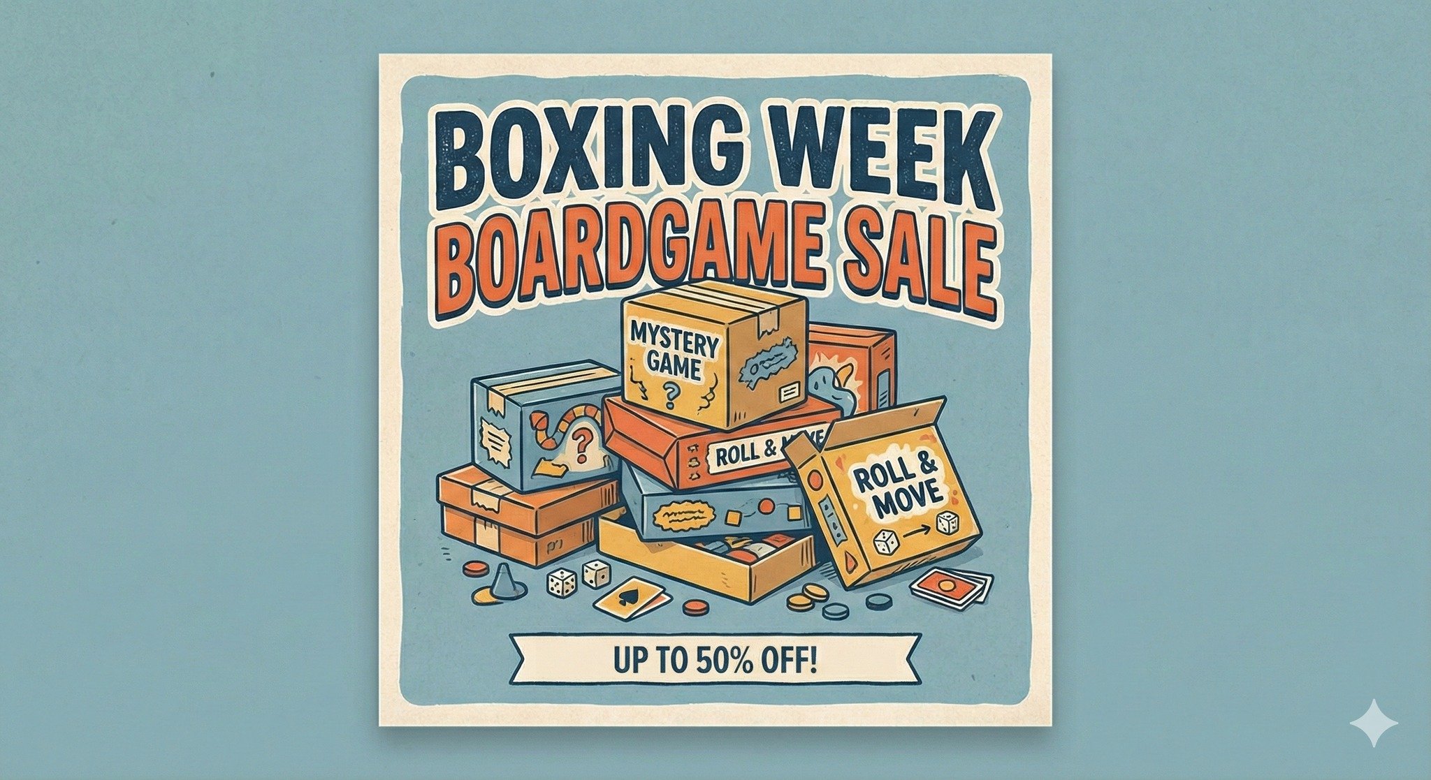 Need a new party game for New Year&rsquo;s?
Or a fun family game to keep everyone busy (and off screens) indoors?

🎉 It&rsquo;s ON! Our Boxing Week Sale is happening now
Grab our lowest prices of the year while they last.

🛒 Buy online and pick up 