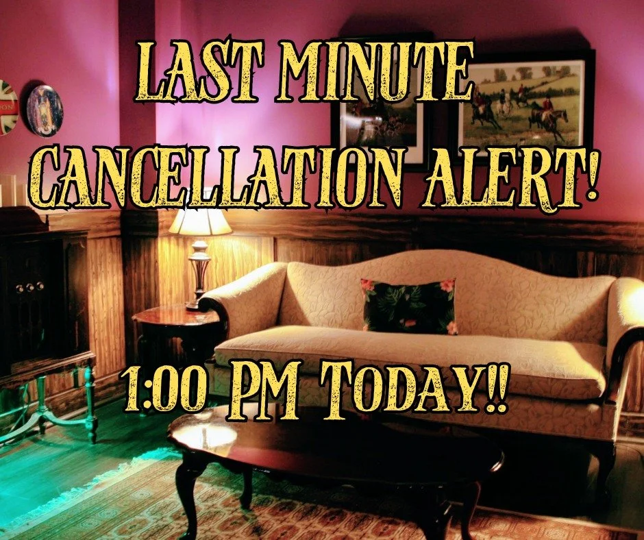 Last chance alert! ⏰

We have a rare opening for 1:00 PM today for Mystery at Maryweather Mansion and it&rsquo;s the only spot available all afternoon on this busy Saturday...the last weekend of March Break!

If you&rsquo;ve been looking for a fun, l